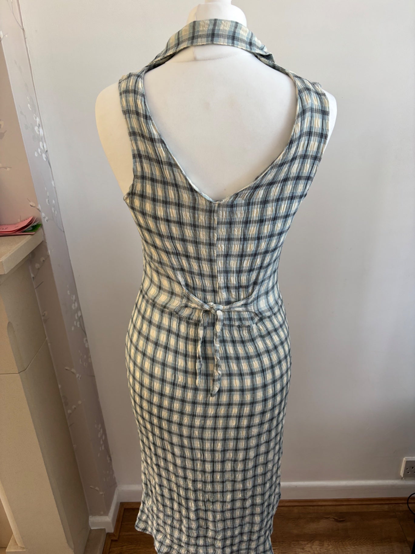 Plaid checkered dress