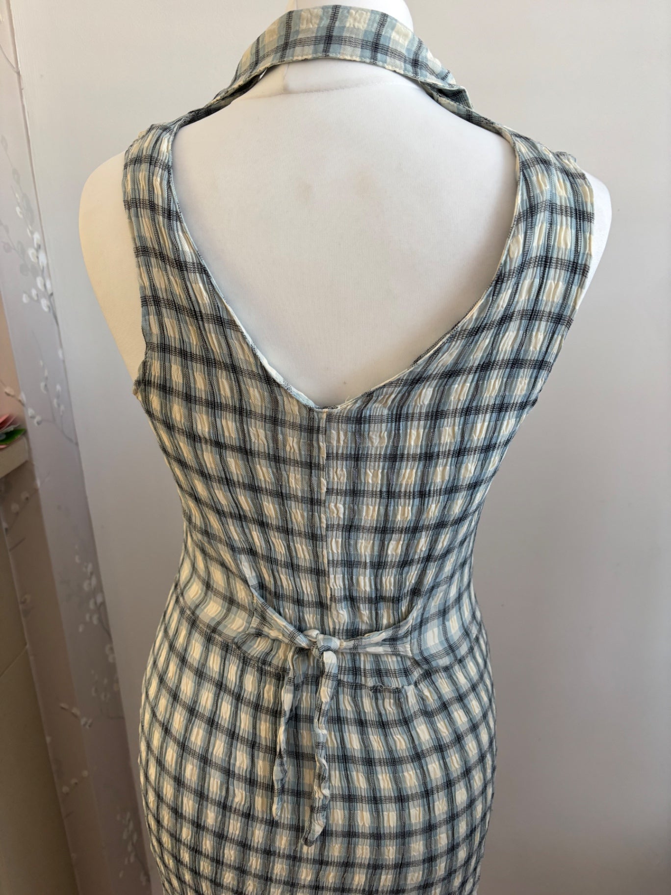 Plaid checkered dress