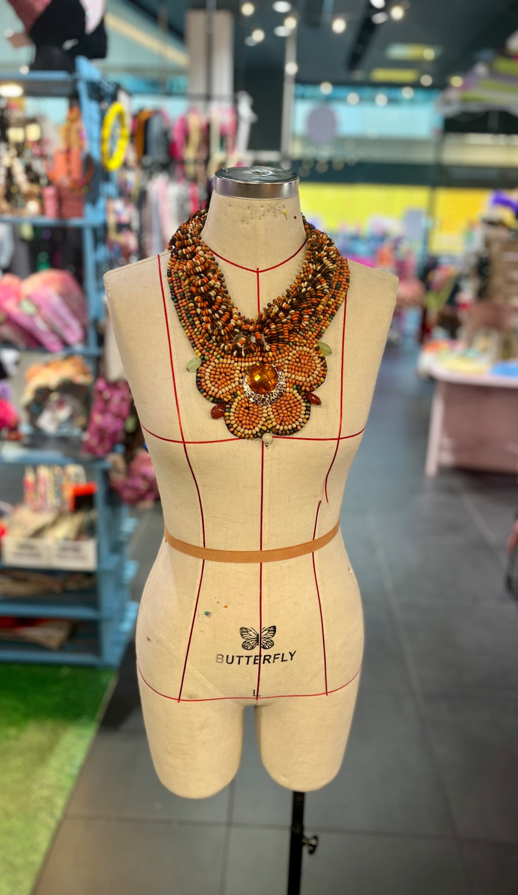Tribal Statement Bib Necklace