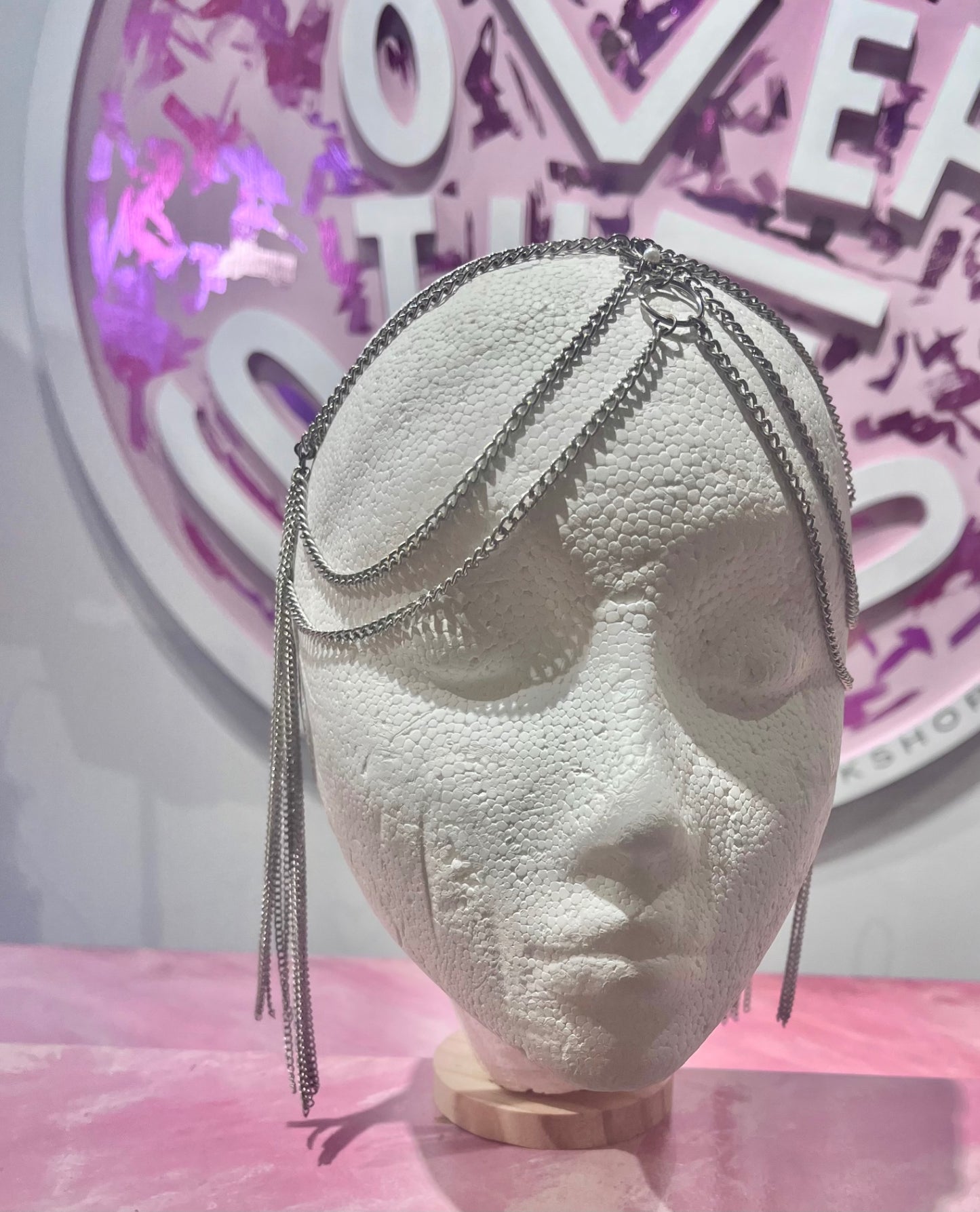Silver Daisy Chain Head Piece