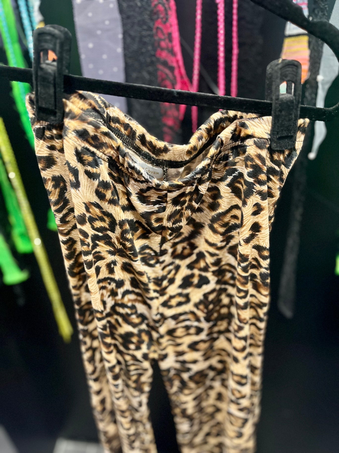 Leopard Print Flares Size S