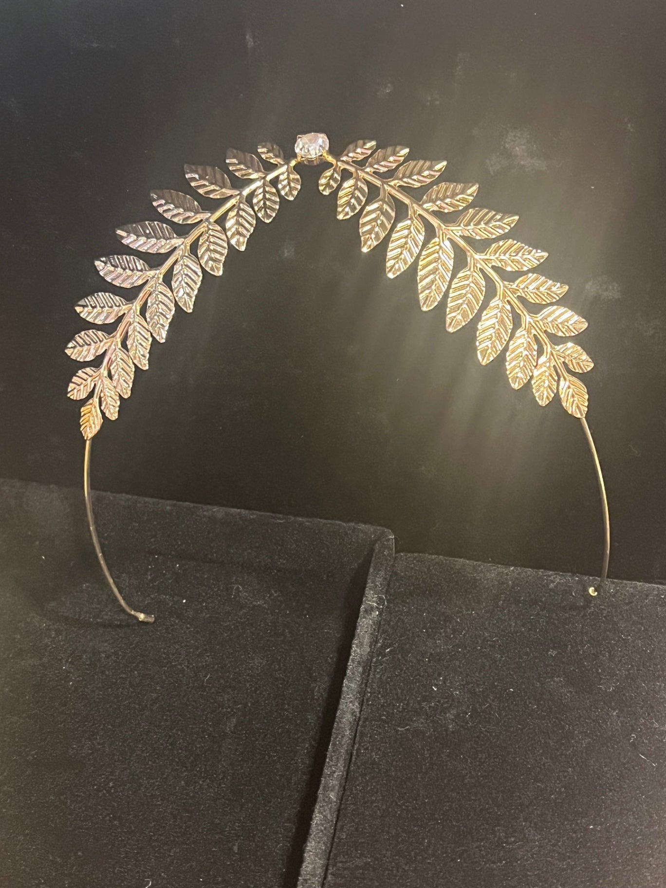 Grecian Goddess Gold Leaf Headband