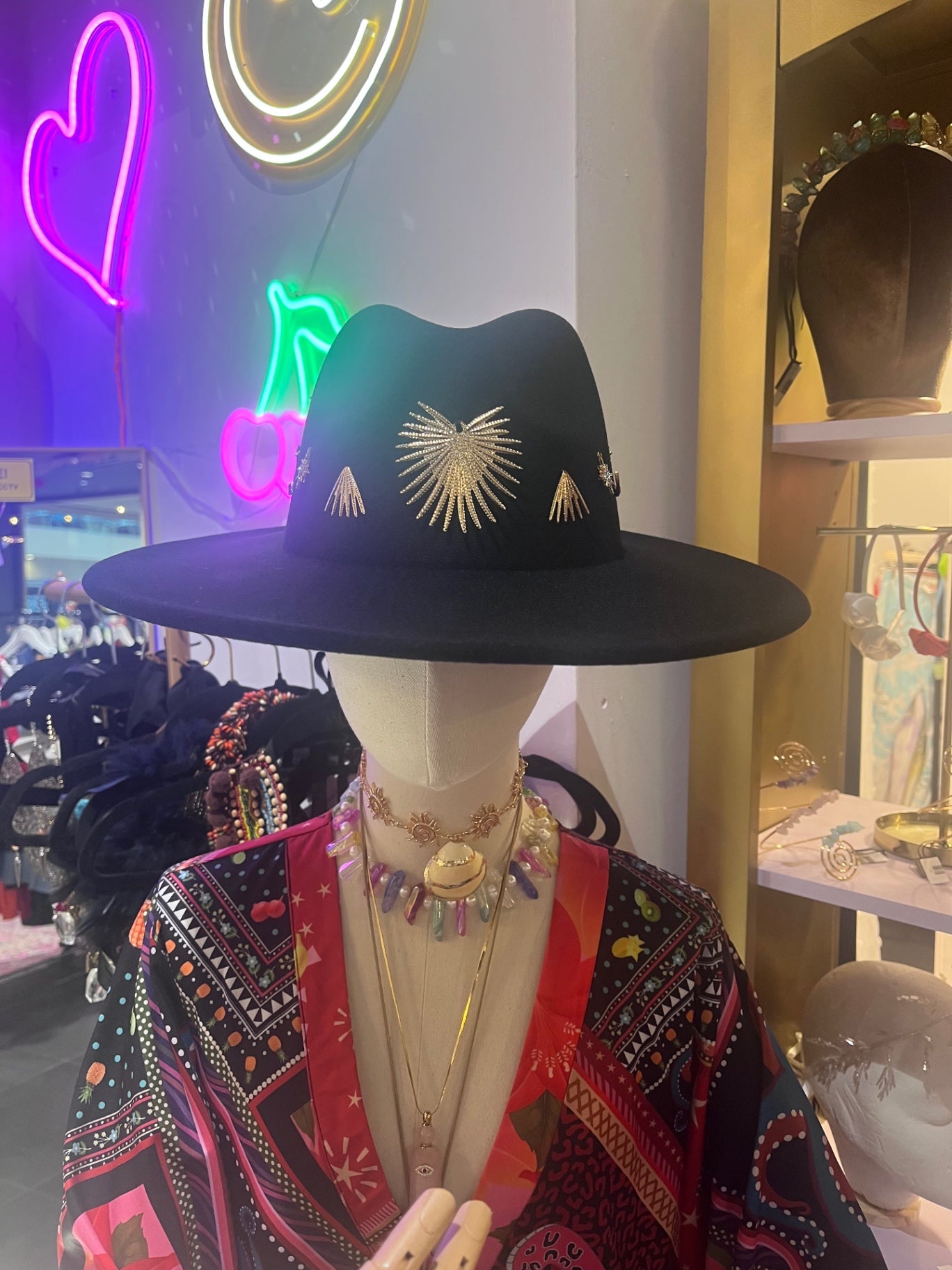 The Astral Authority Hat – Black & Gold Edition