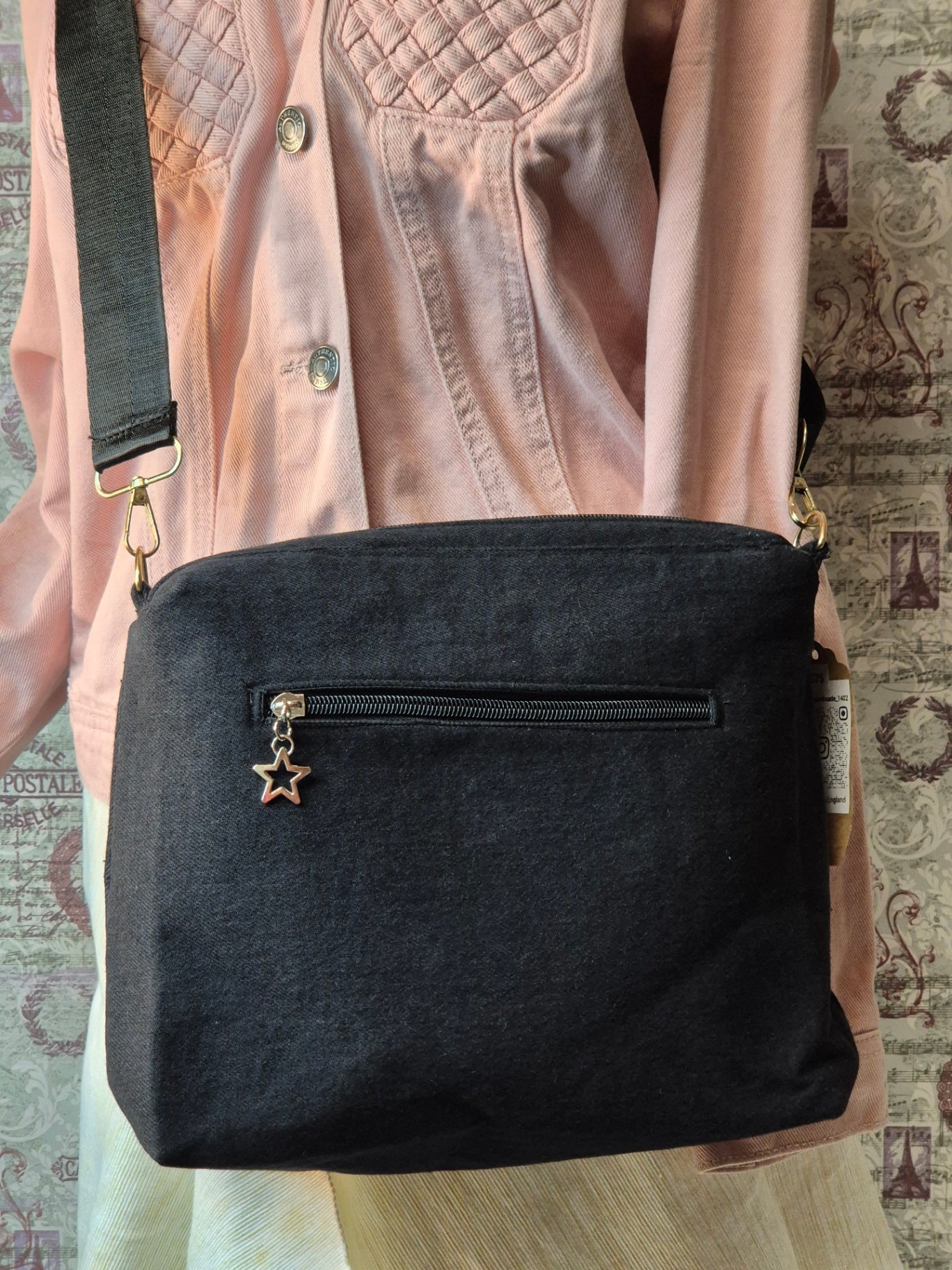 Black denim