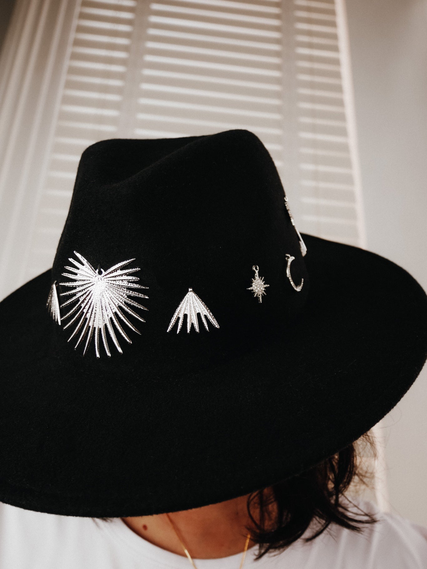 The Astral Authority Hat Silver Black