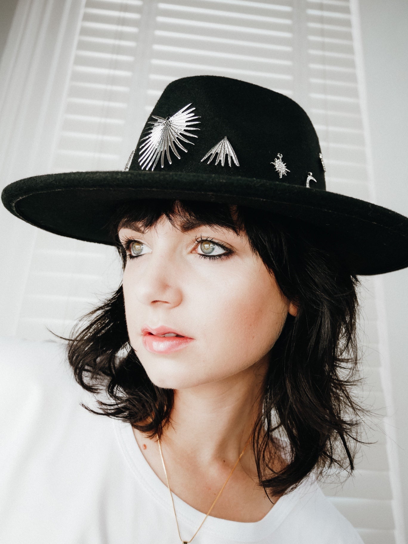 The Astral Authority Hat Silver Black