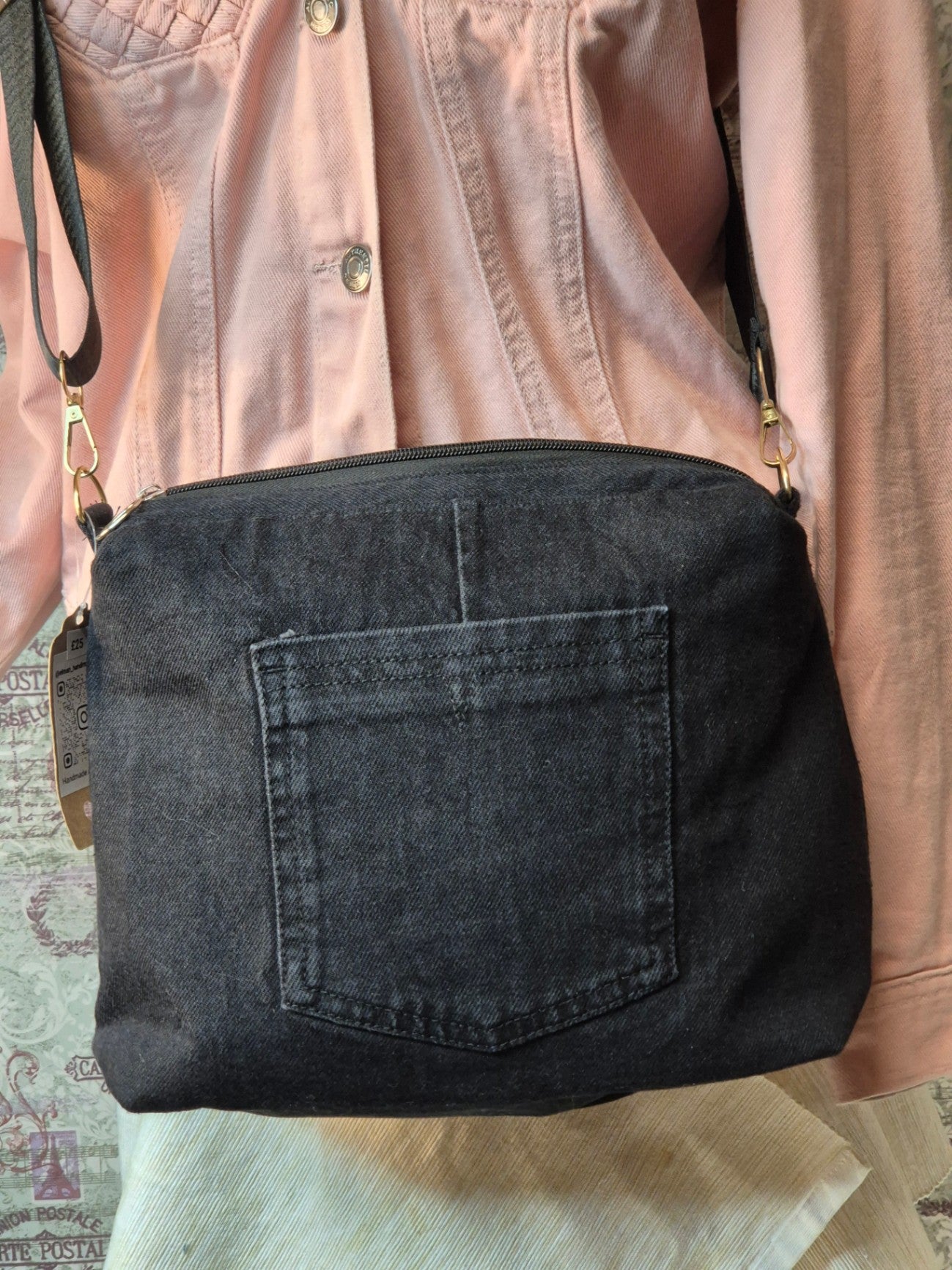 Black denim