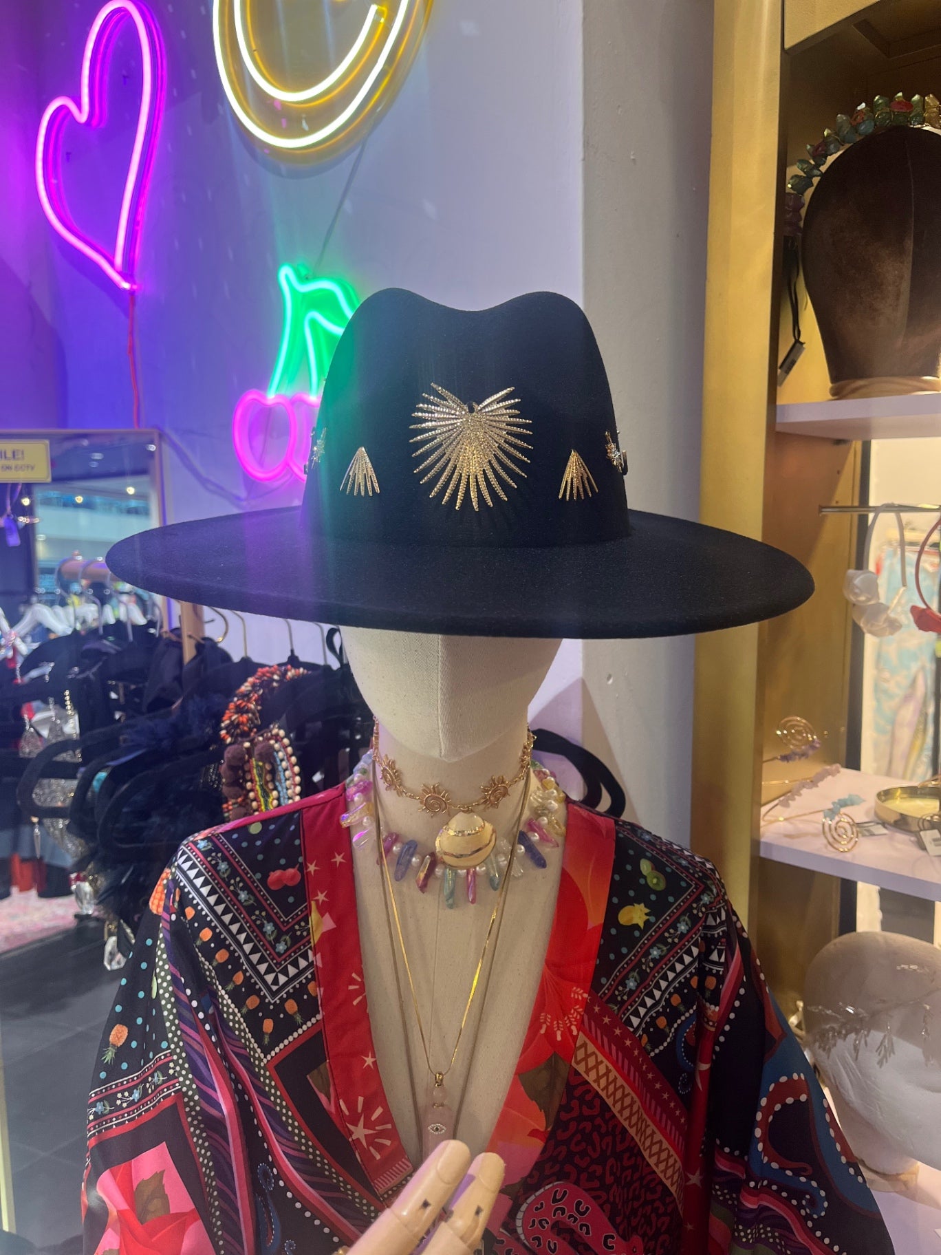 The Astral Authority Hat – Black & Gold Edition