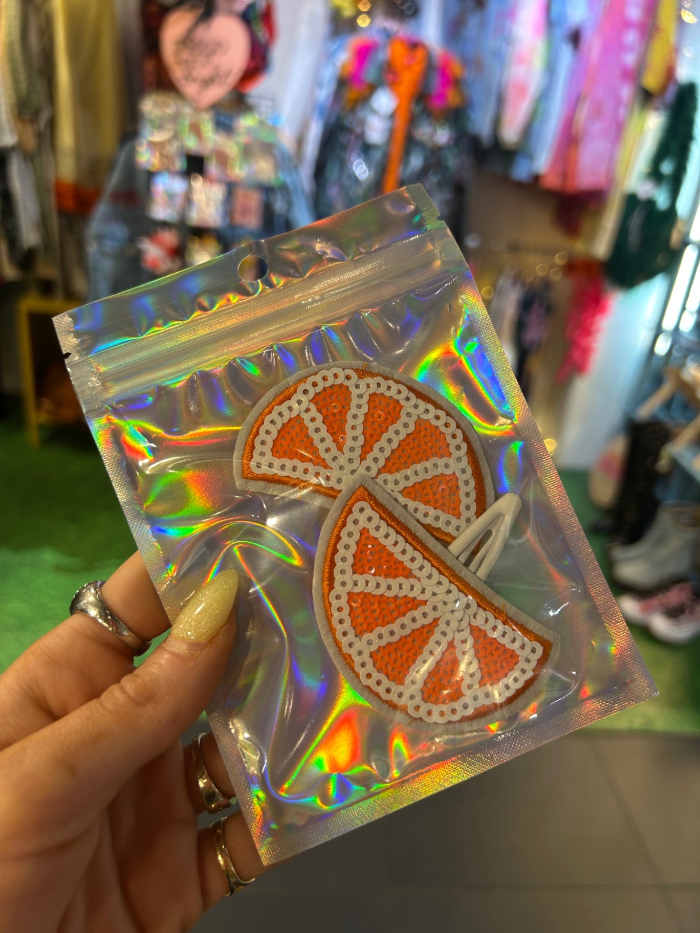 Orange Slice Clips