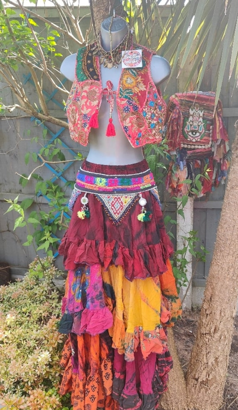Wanderlust maxi skirt / bandeau dress