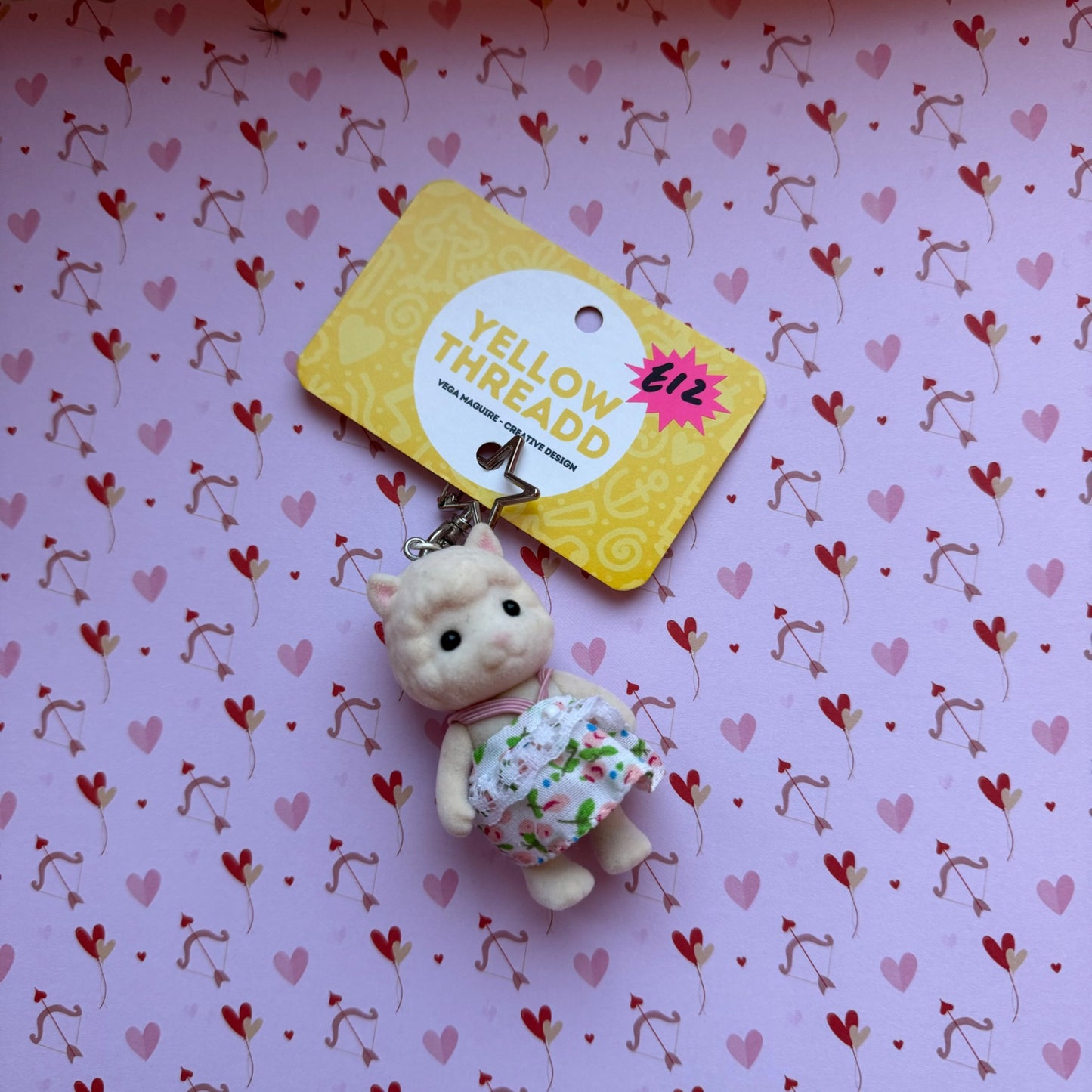 Dress Llama Keychain