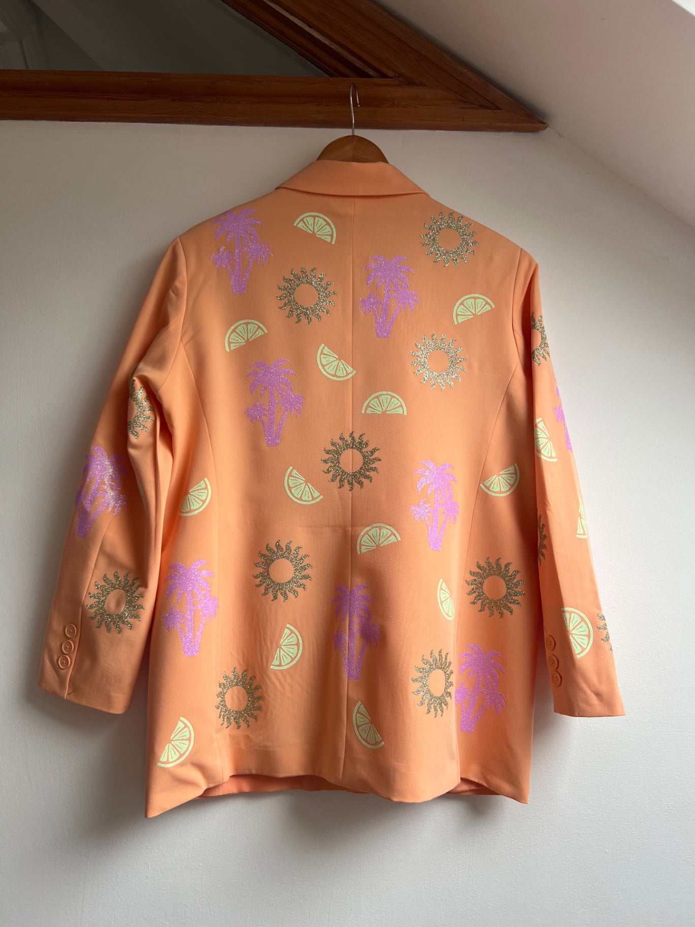 Peach summer blazer