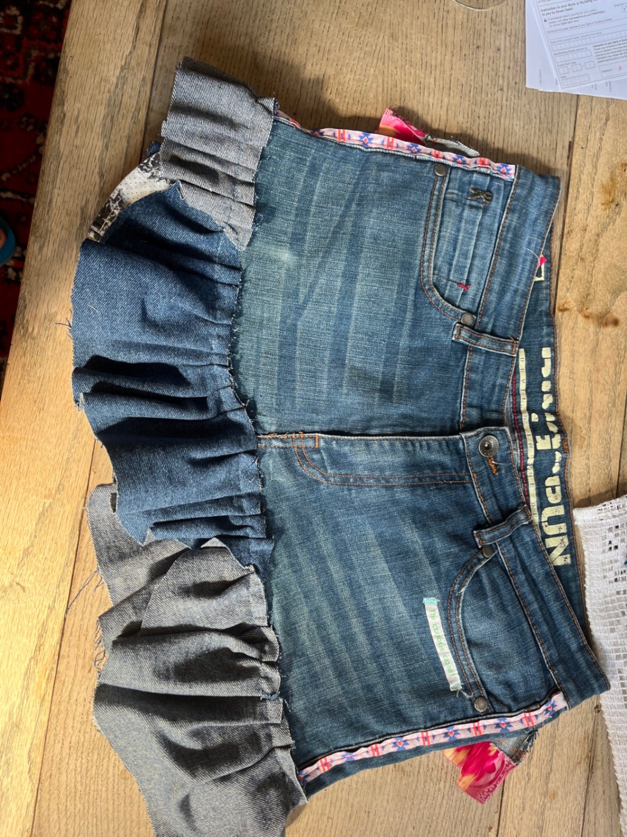 Flower Fringe Rara Denim - 32 Inch Waist