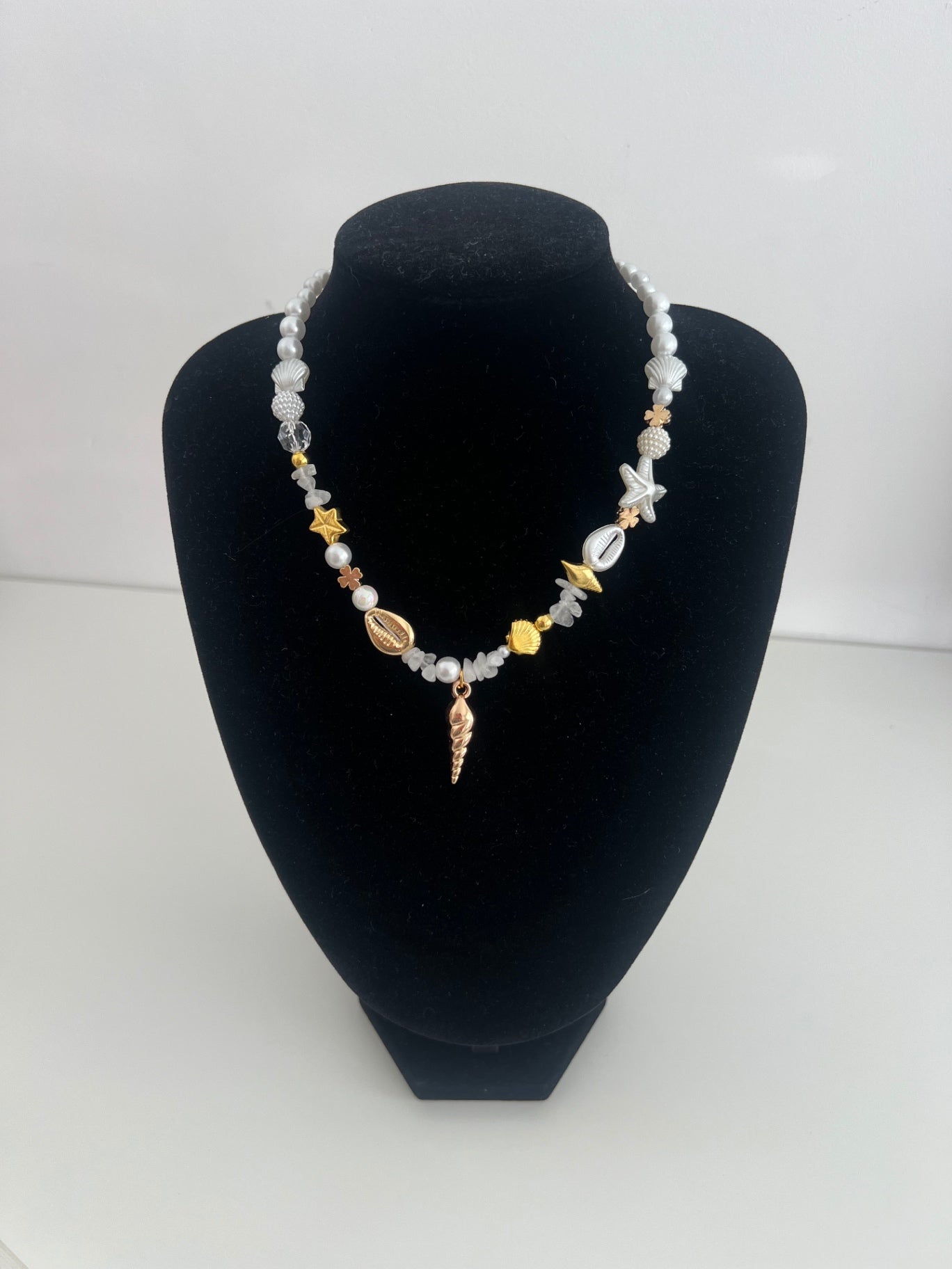 Shell SZN necklace - gold