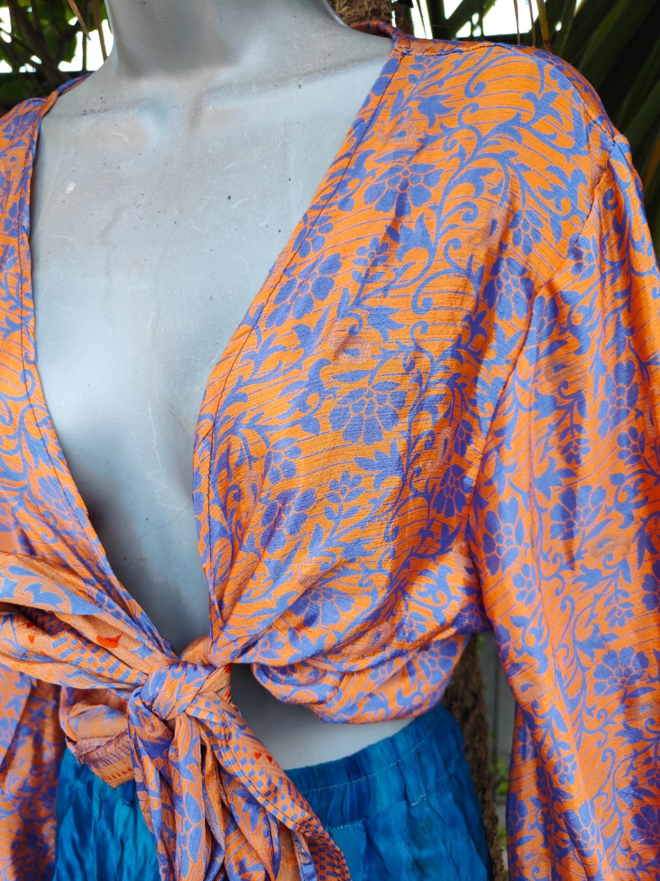 Kimono Stevie top with tassle ties 8-16 uk