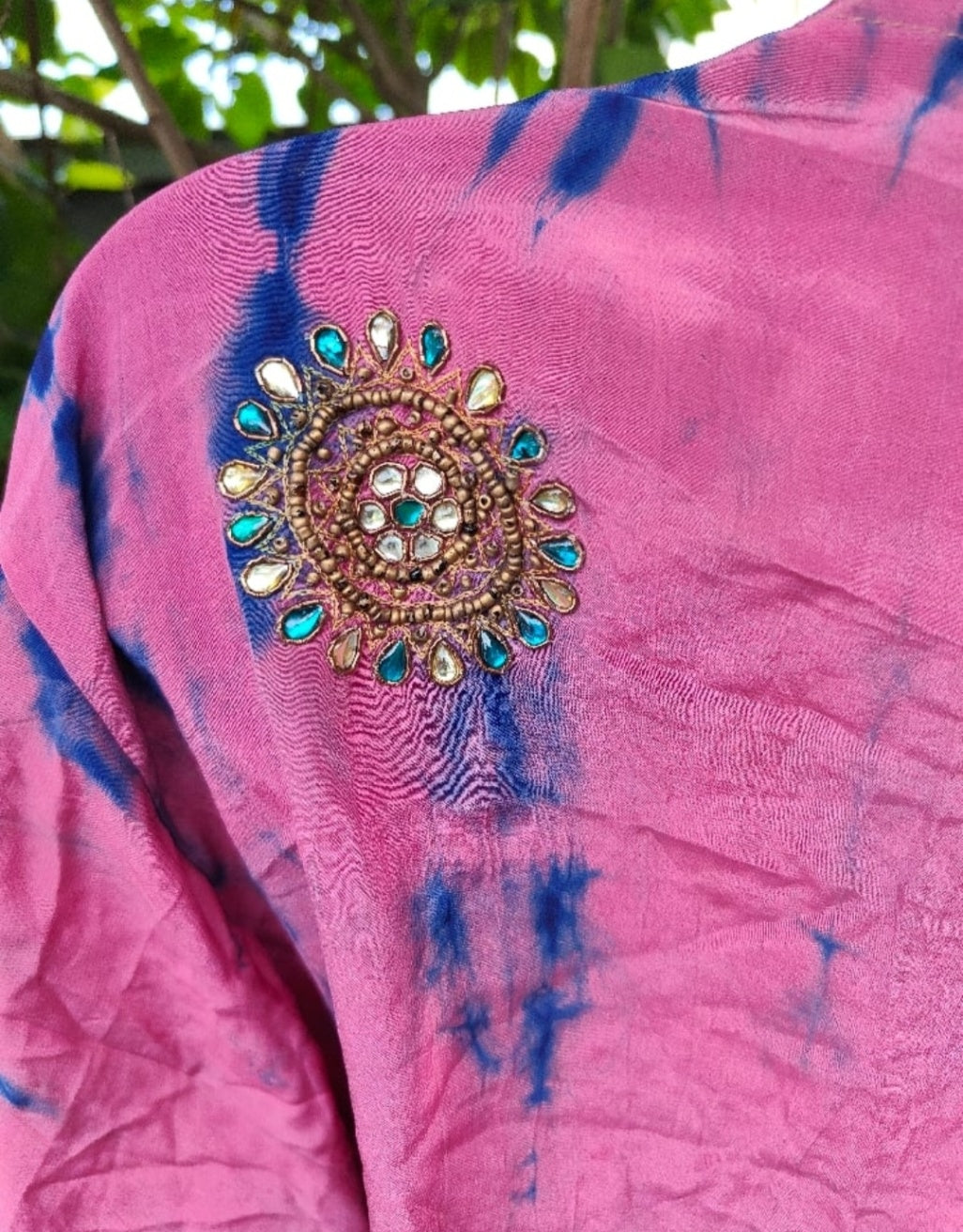 Athena Stevie co ord set -pink and turquoise