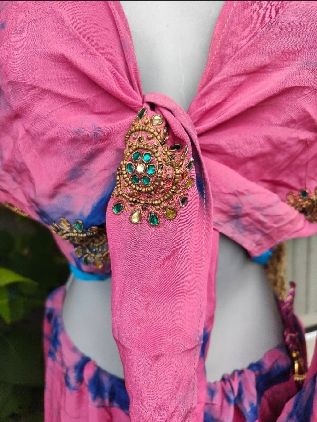 Athena Stevie co ord set -pink and turquoise