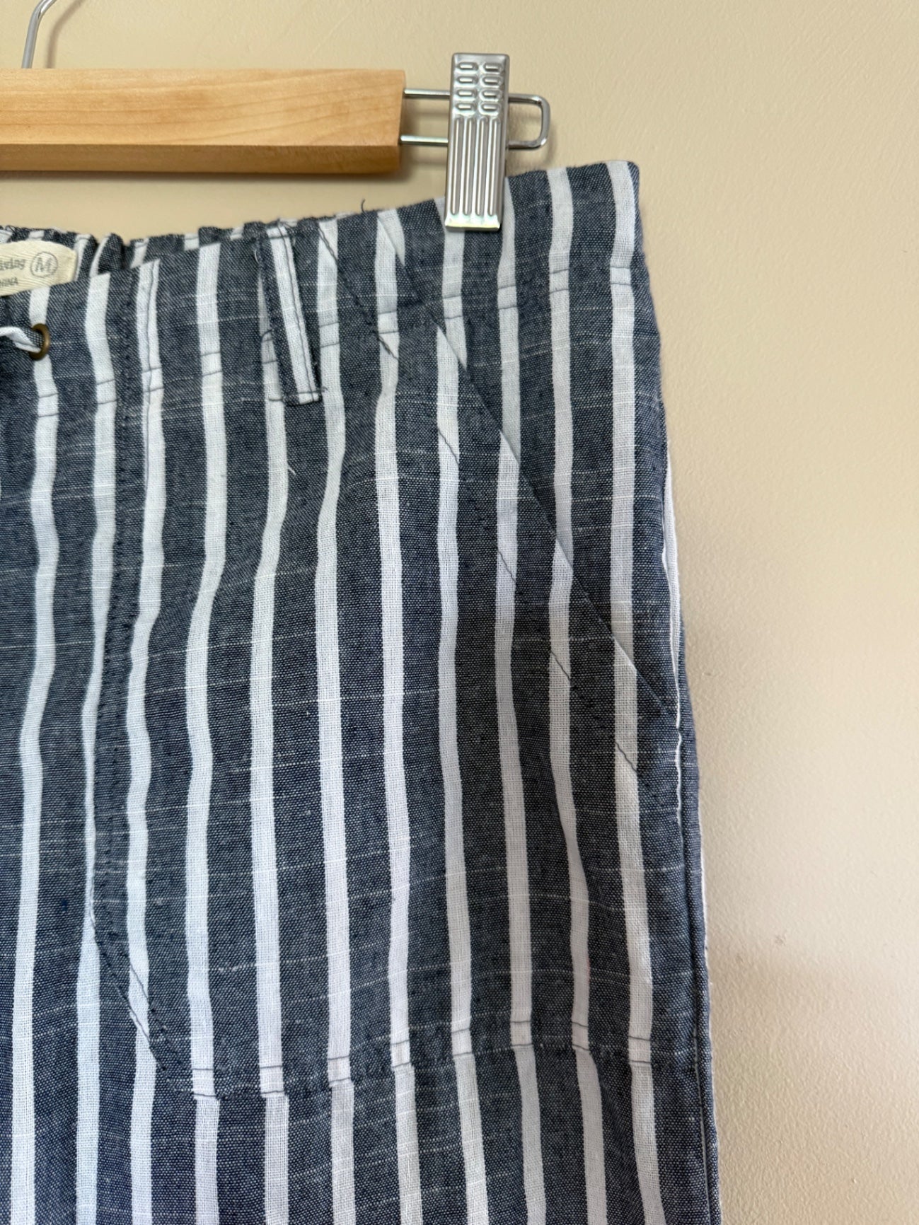 Preloved blue stripe trousers