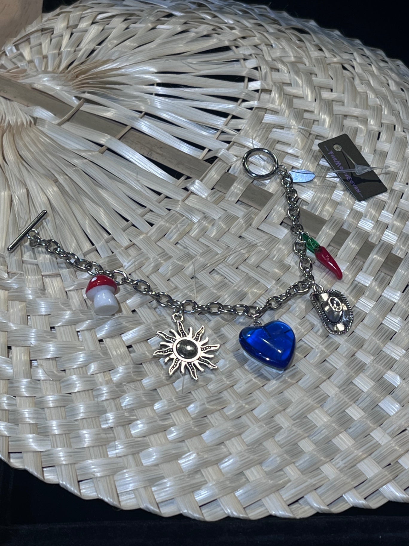 Desert Dreamer Silver Charm Bracelet – T-Bar