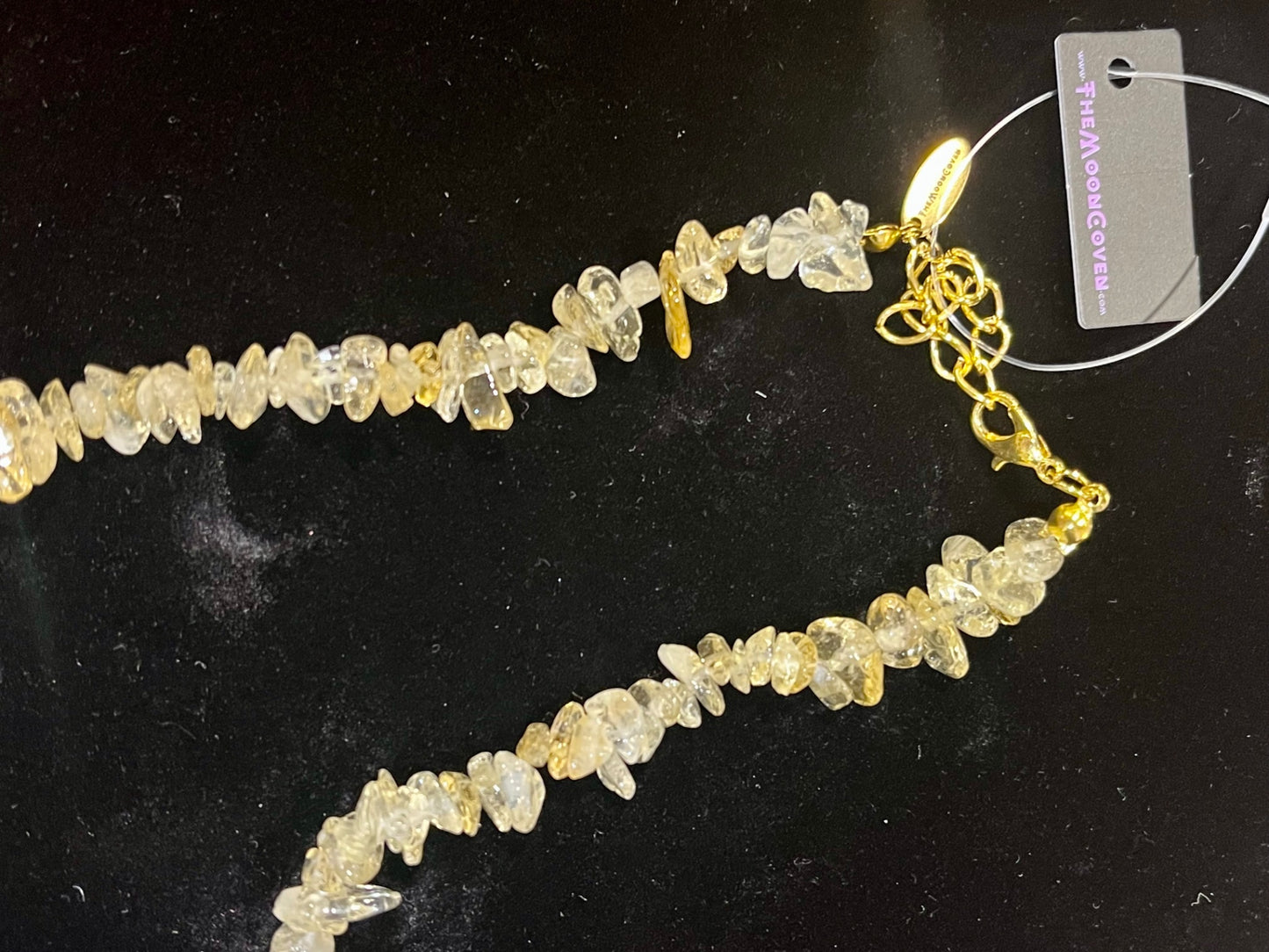 🌞 Sunspell Citrine Shell Necklace 🌊