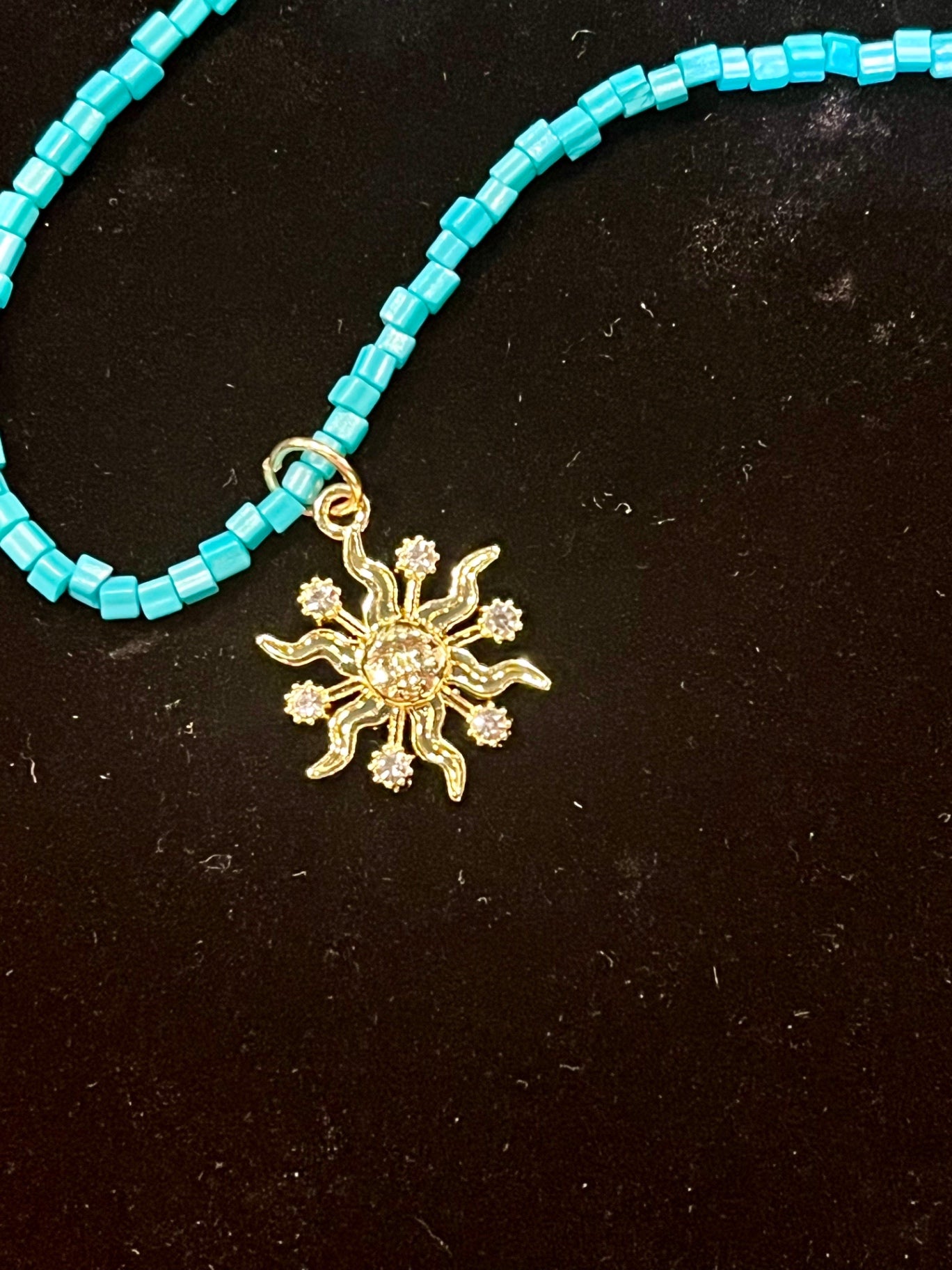 🌞 Solar Siren Beaded Necklace 🔹