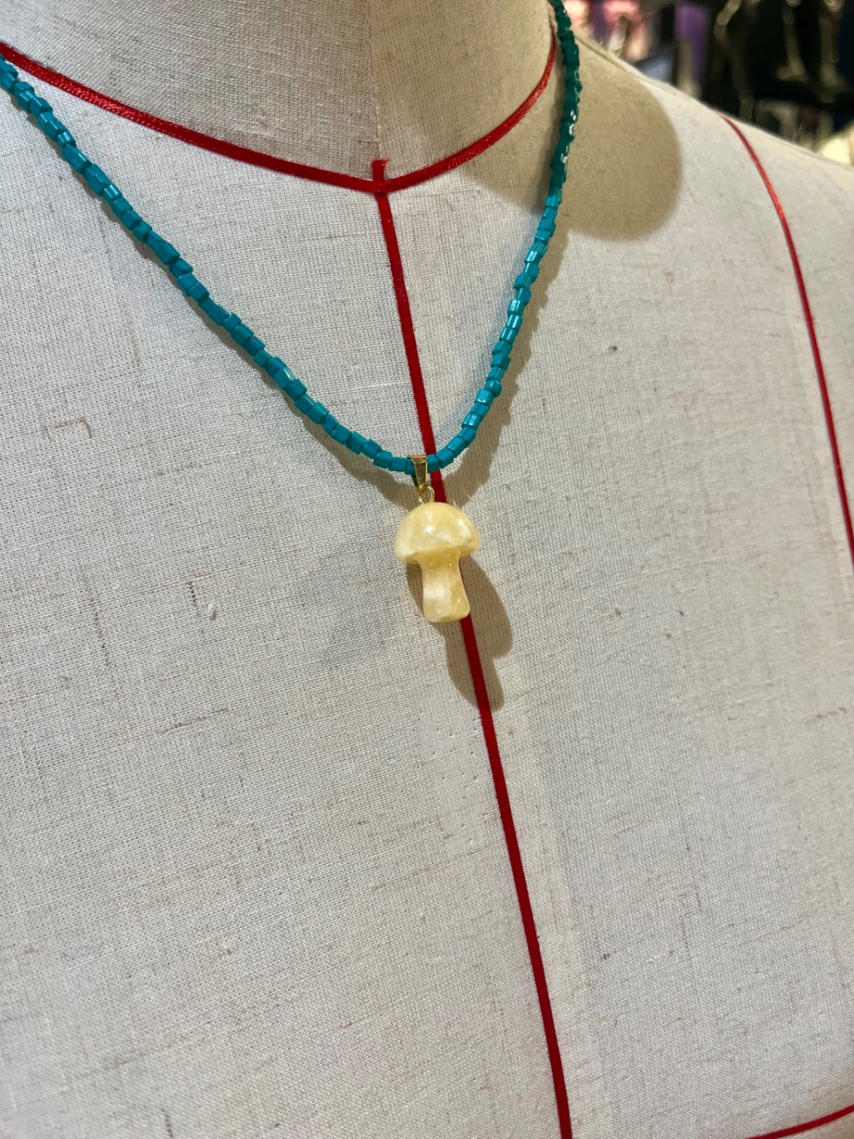 🍄 Sunbeam Shroom Necklace ☀️