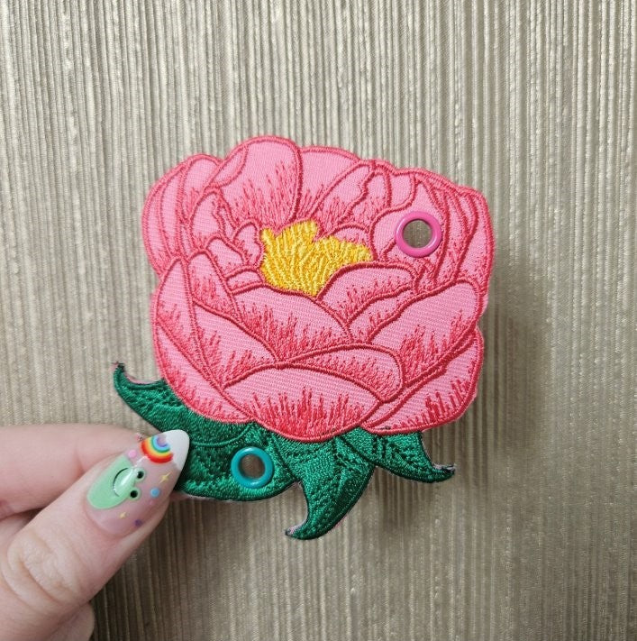 Pink Flower Lace Accessory