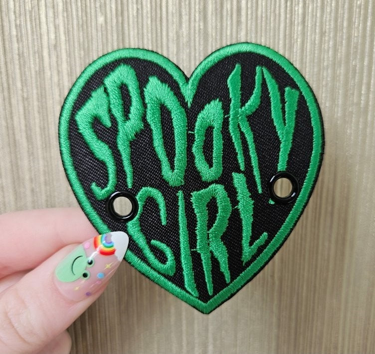 Spooky Girl Heart Lace Accessory