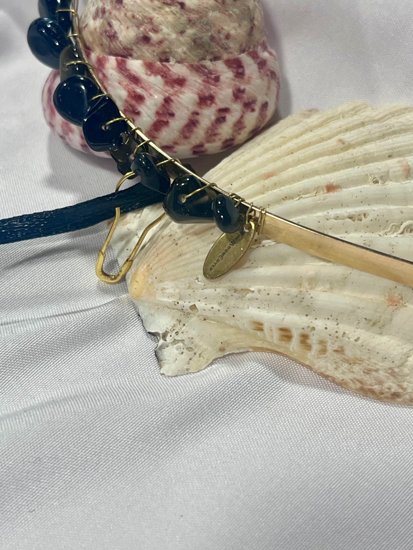 Obsidian Shield Headband – Crystal Protection Crown