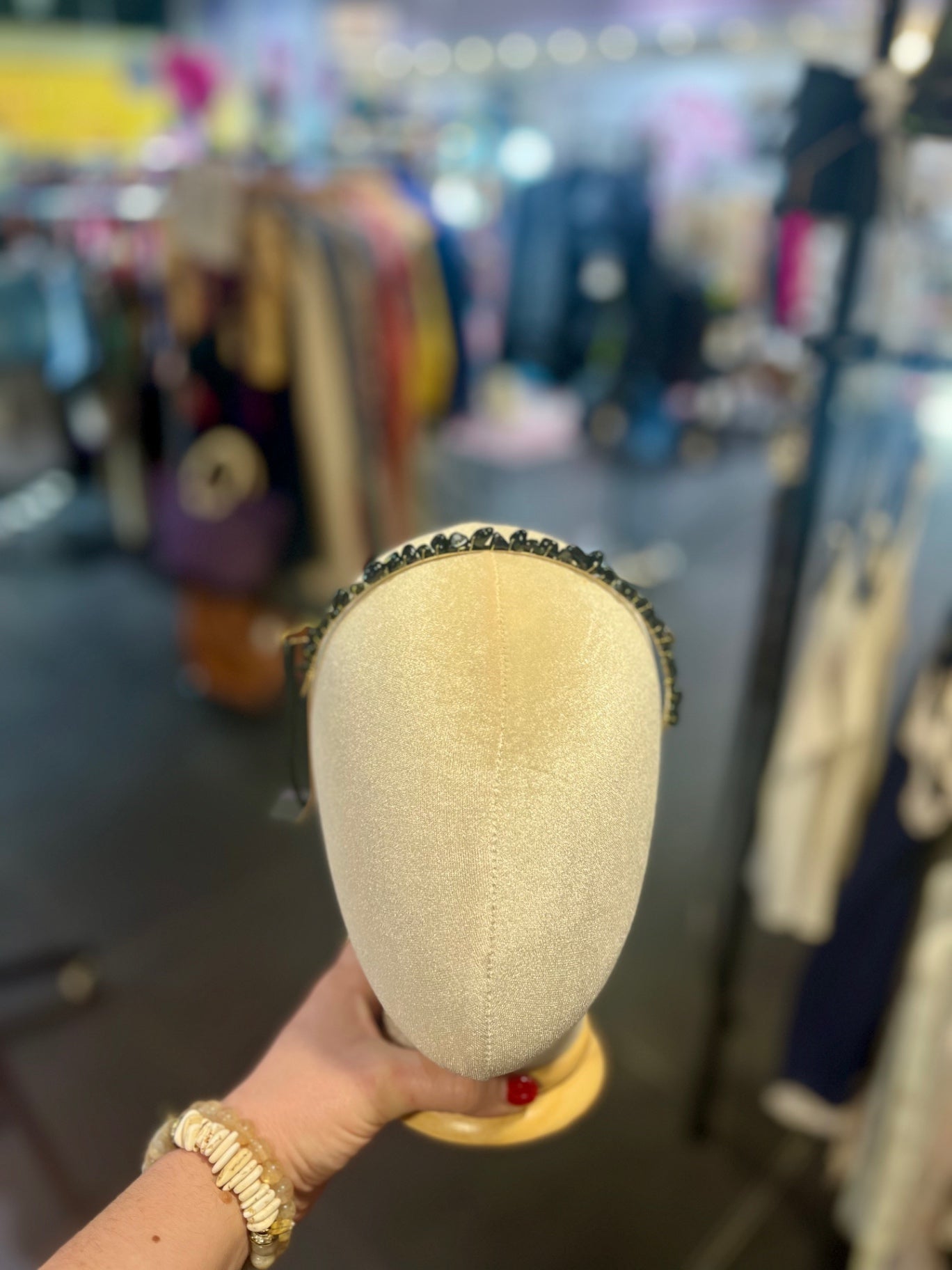 Obsidian Shield Headband – Crystal Protection Crown