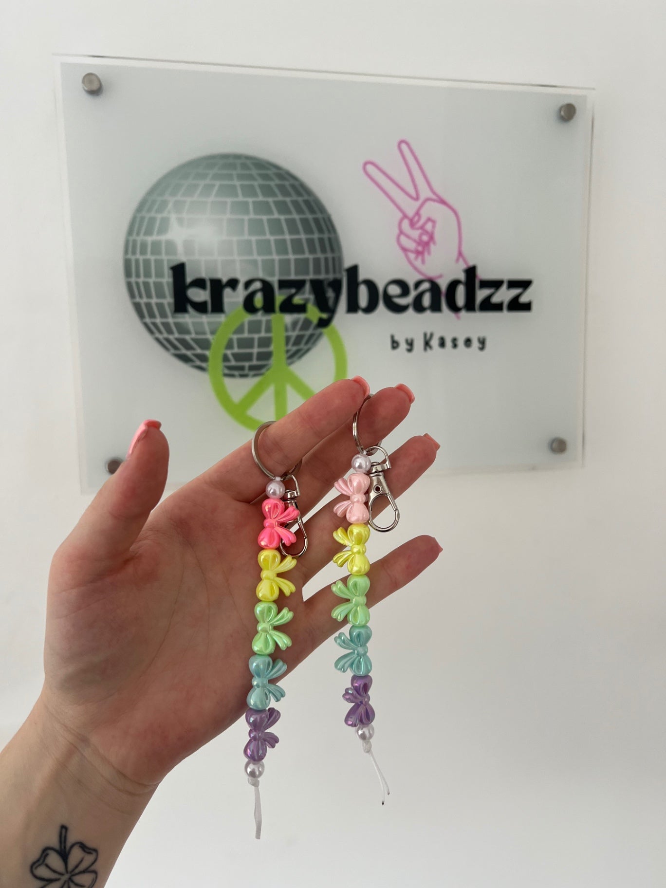 Girls dream keyring