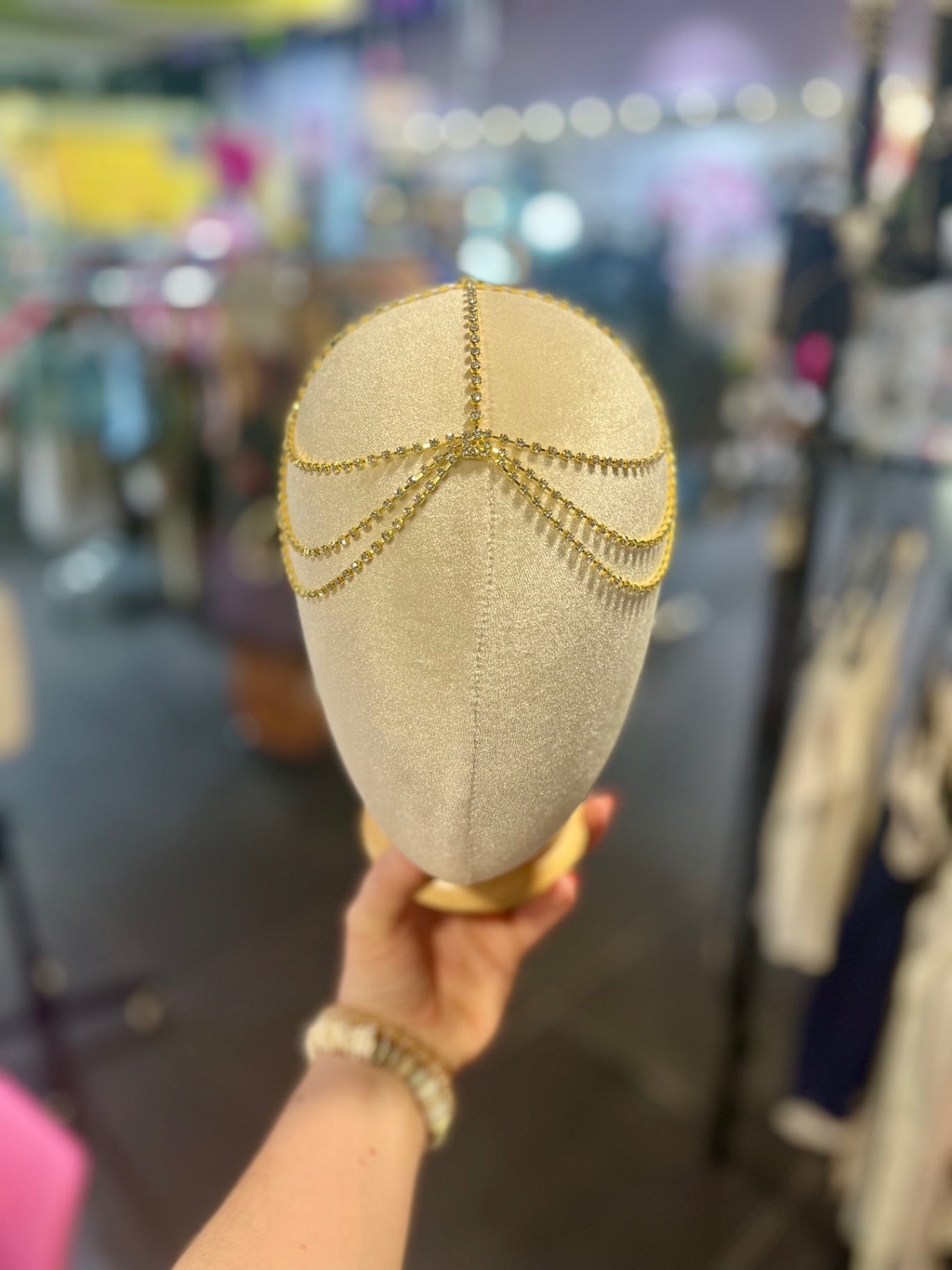 Golden Hour Crown – Diamanté Crystal Headdress