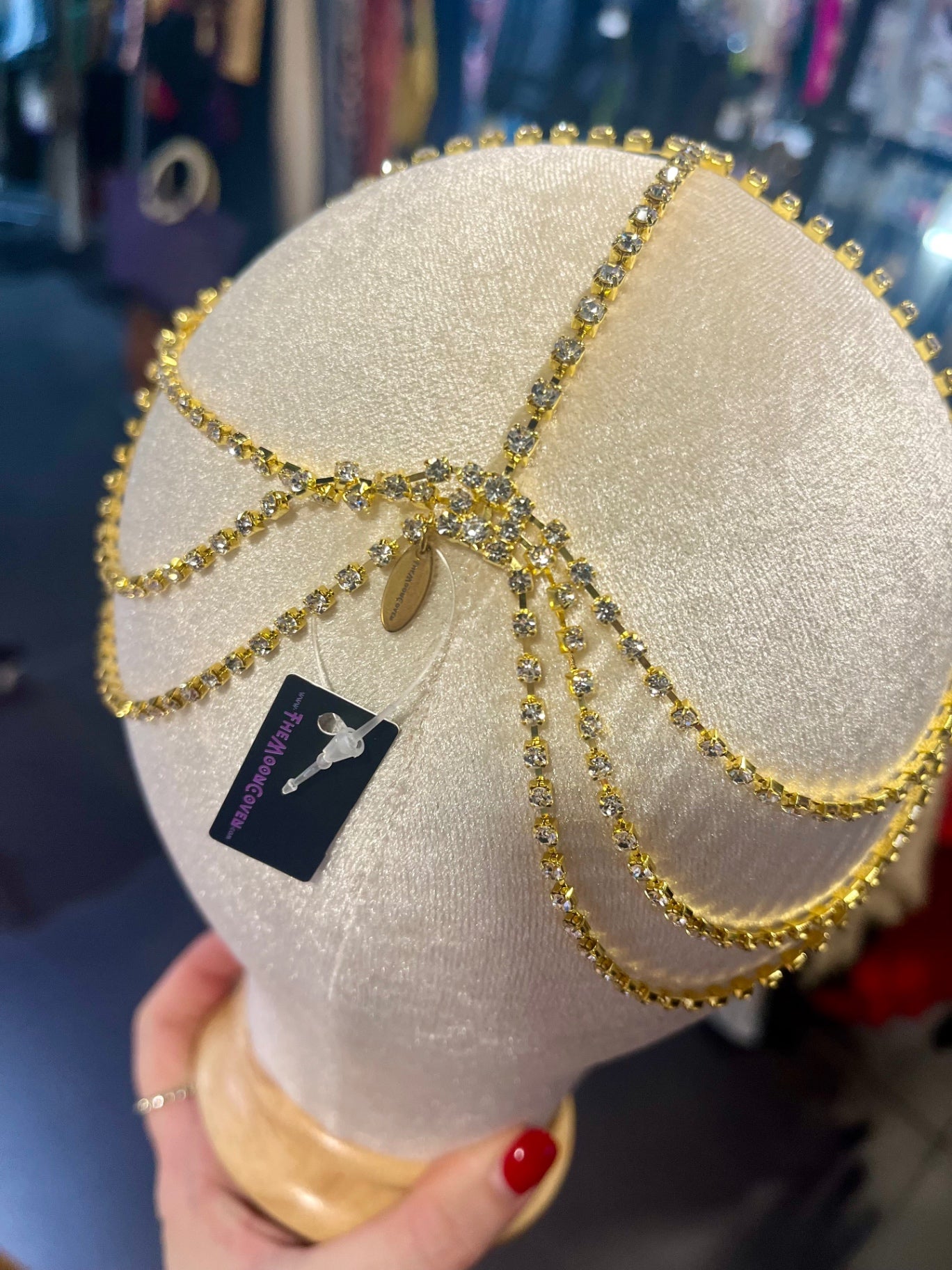 Golden Hour Crown – Diamanté Crystal Headdress