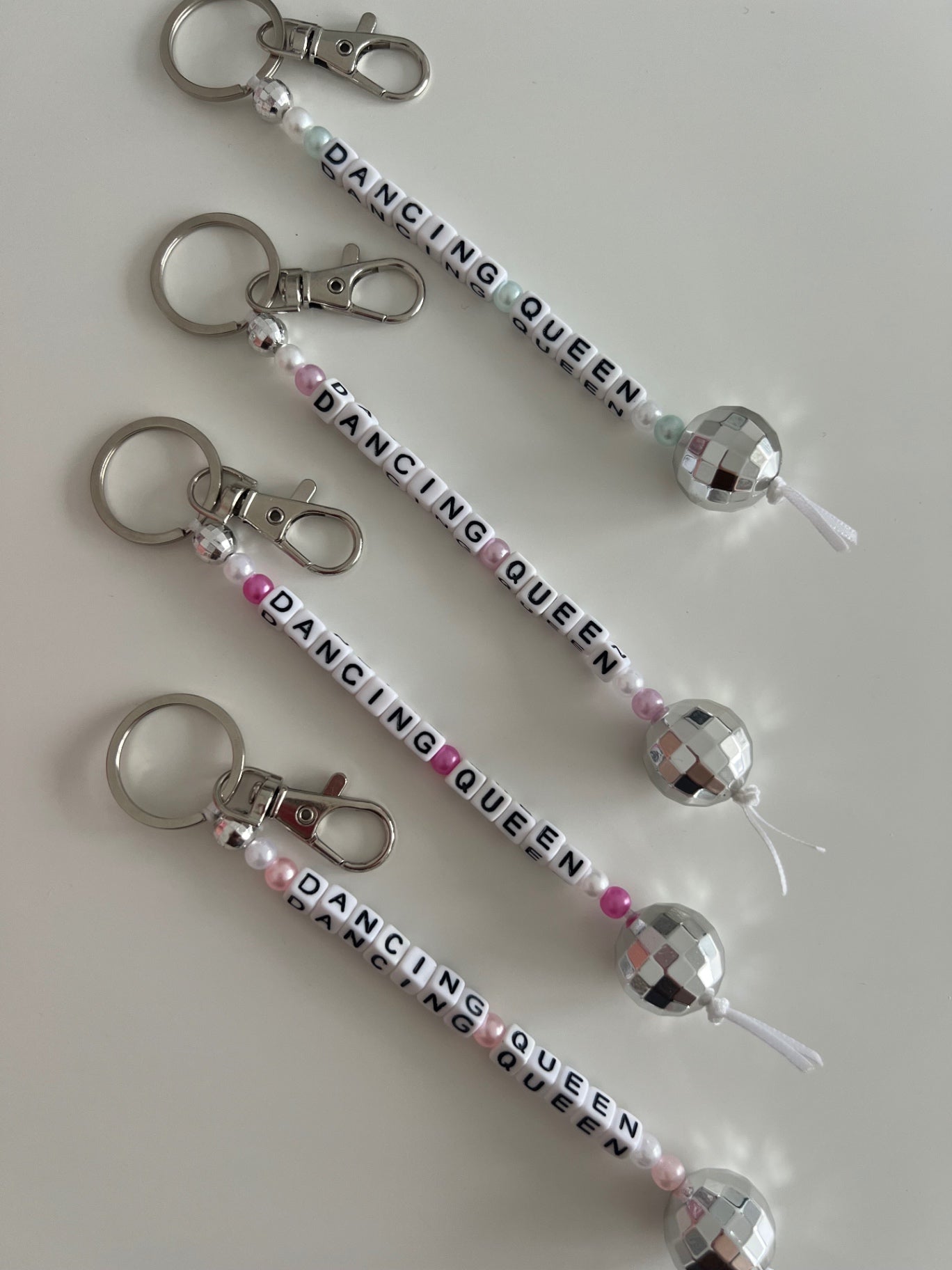 Dancing queen keyring