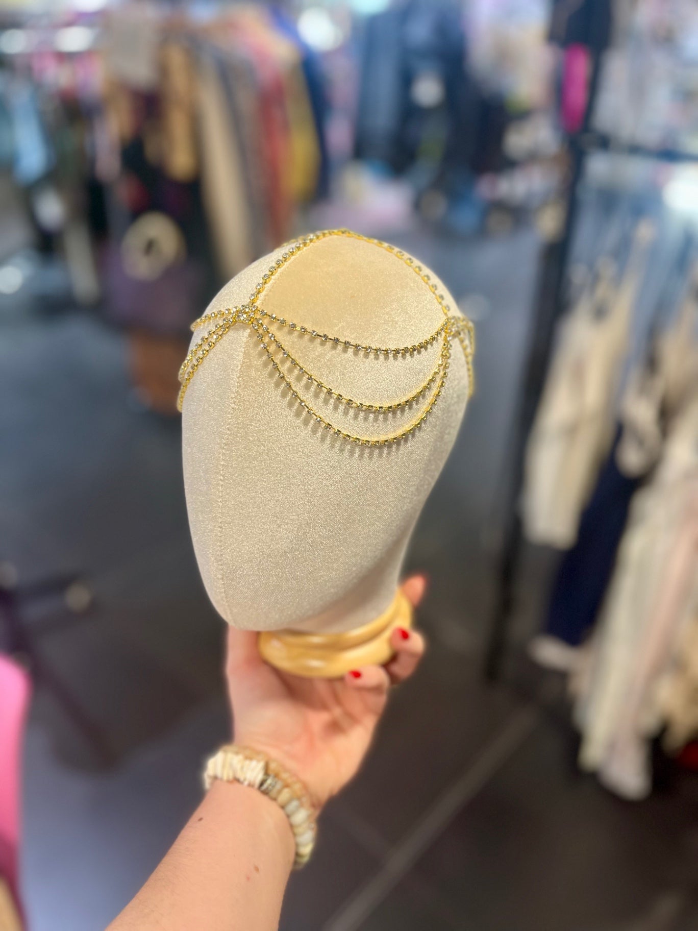 Golden Hour Crown – Diamanté Crystal Headdress