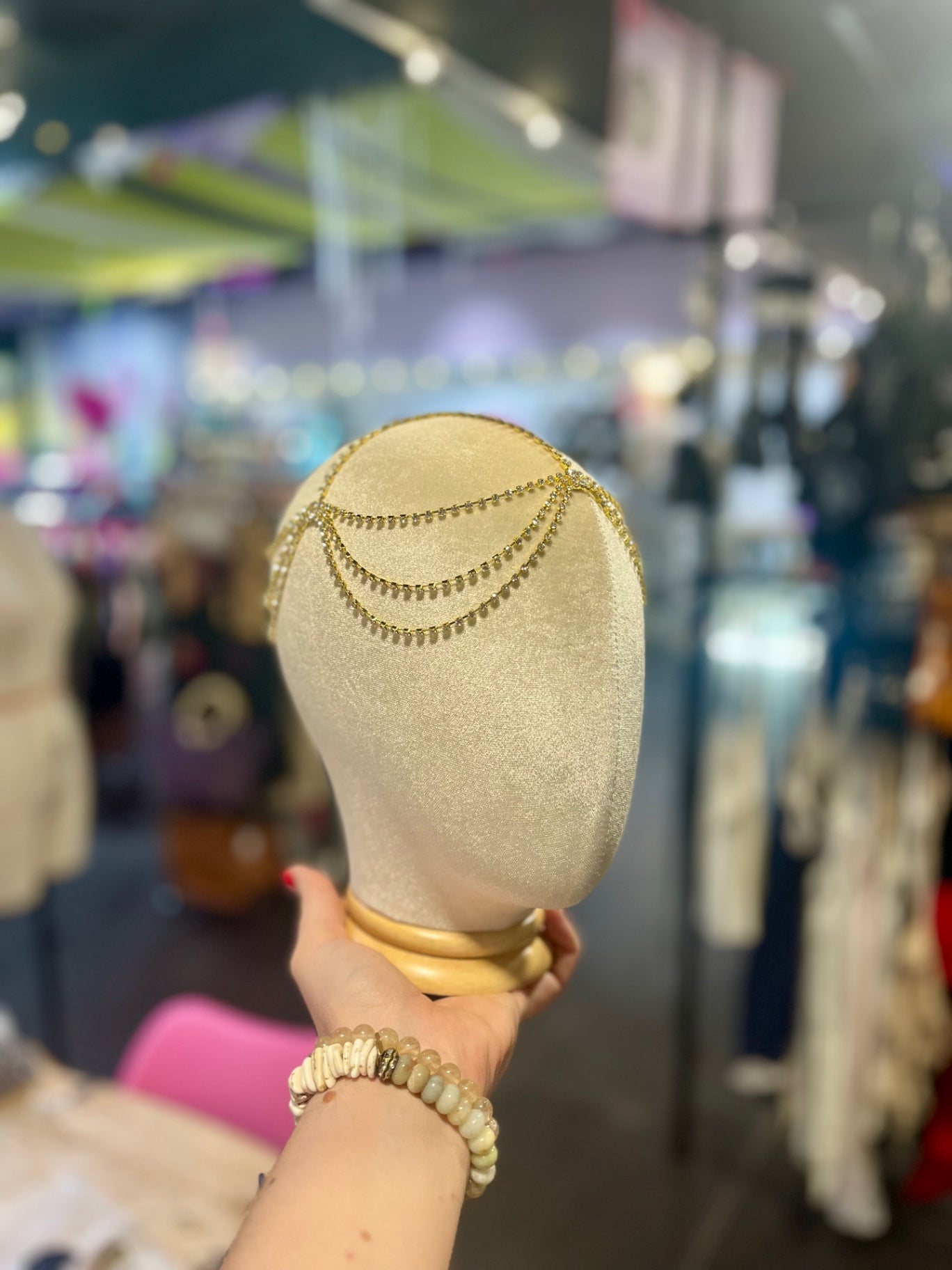 Golden Hour Crown – Diamanté Crystal Headdress