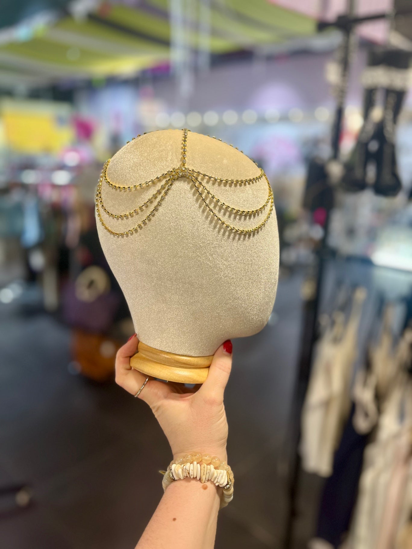 Golden Hour Crown – Diamanté Crystal Headdress