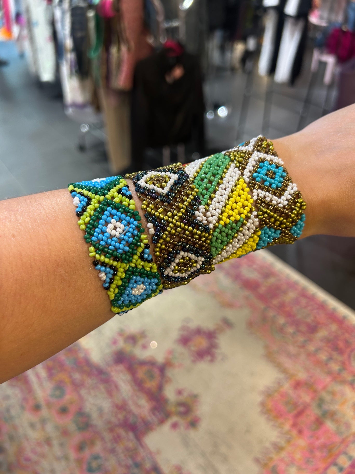 Beaded Cuff - Random Colour