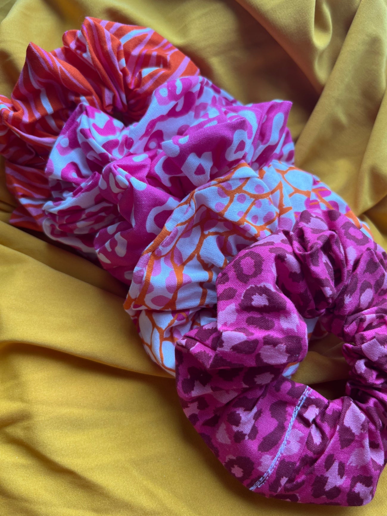 Scrunchie Set - Sunset Safari
