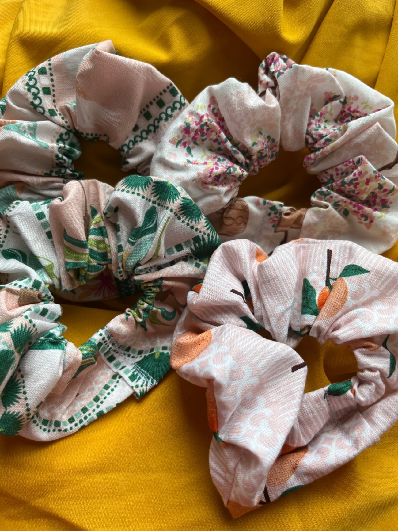 Scrunchie Set - Mediterranean Palm