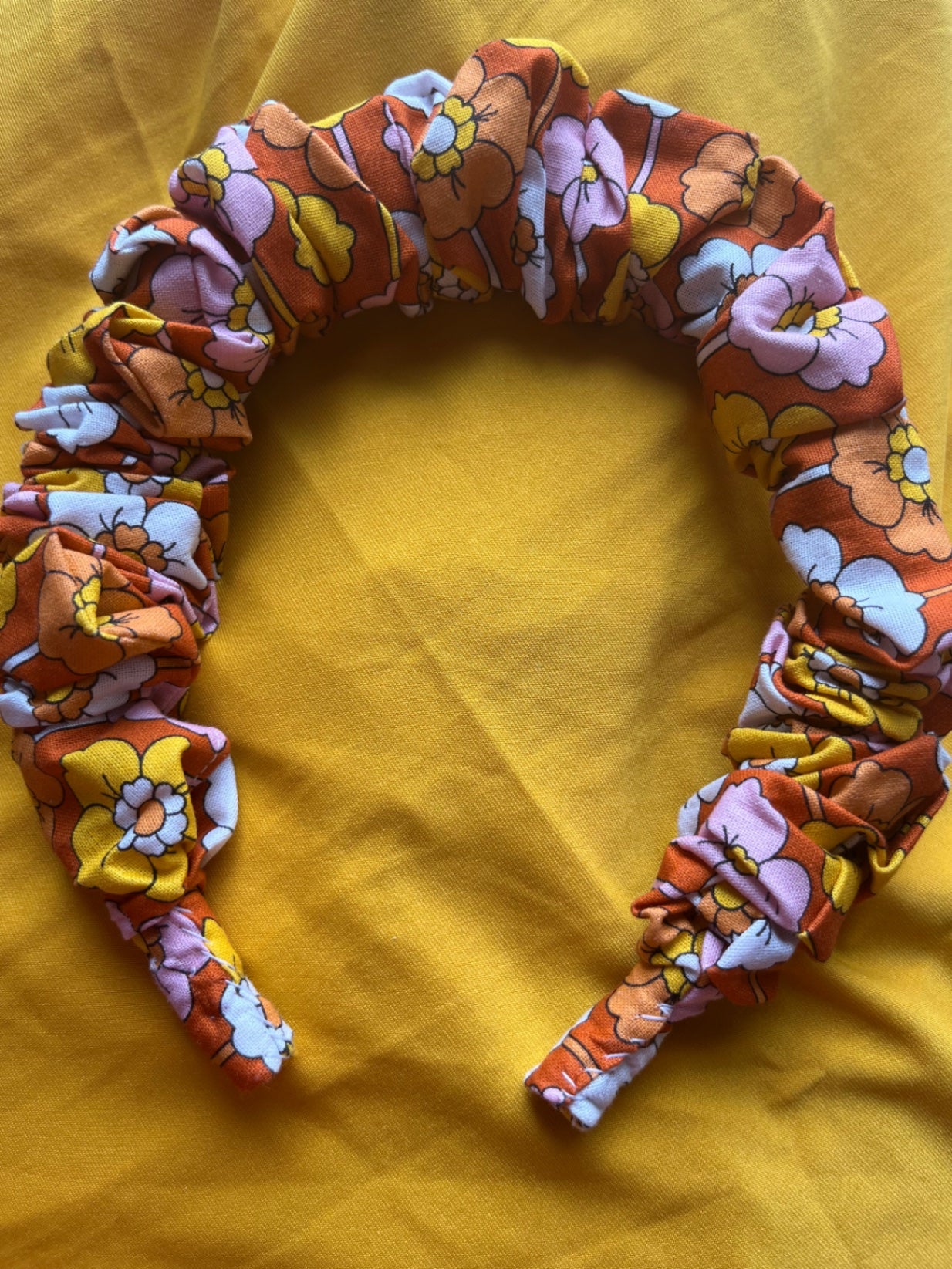 Scrunchie Headband - Vintage Flowers