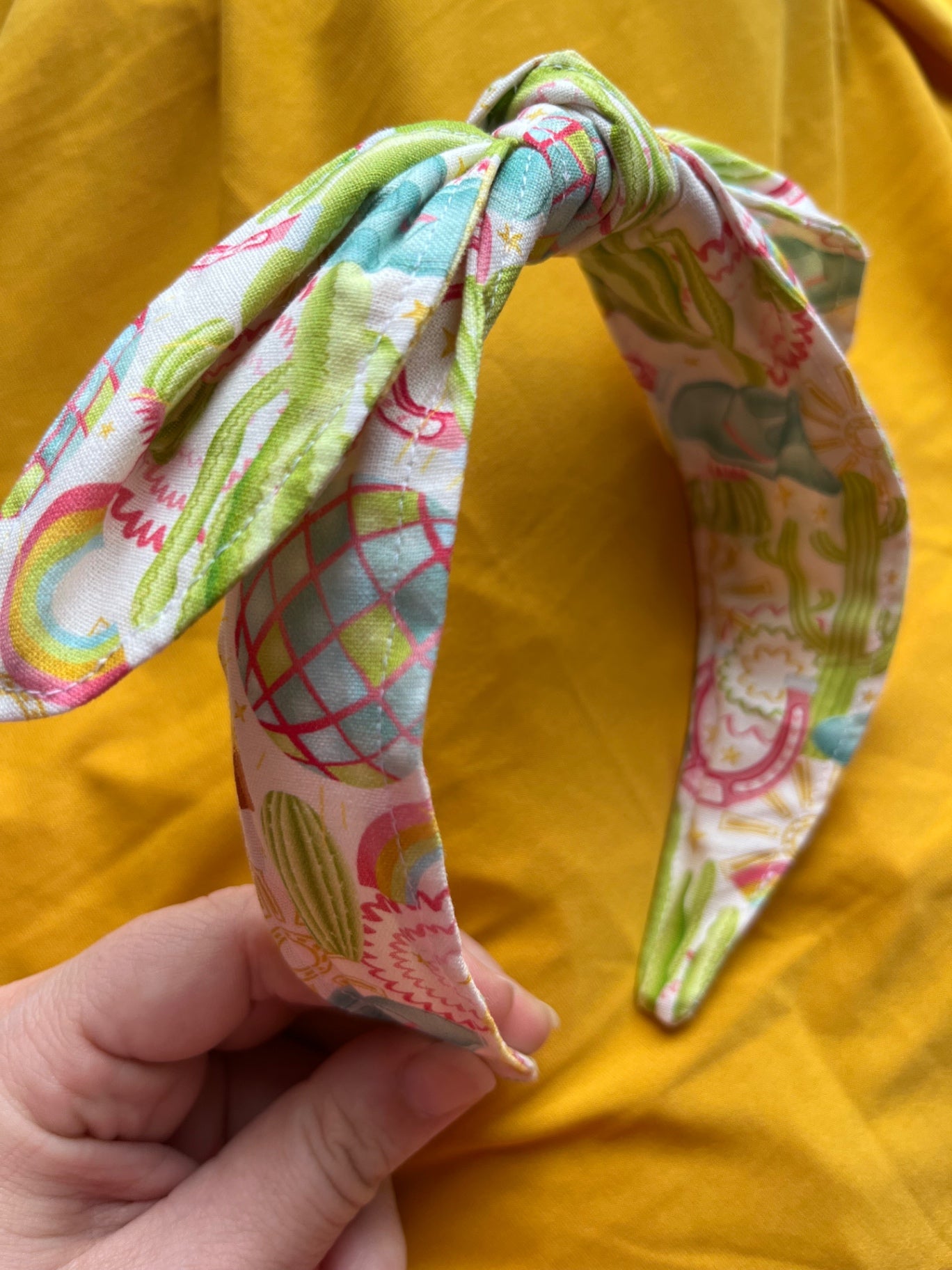 Bow Headband - Disco Cowgirl