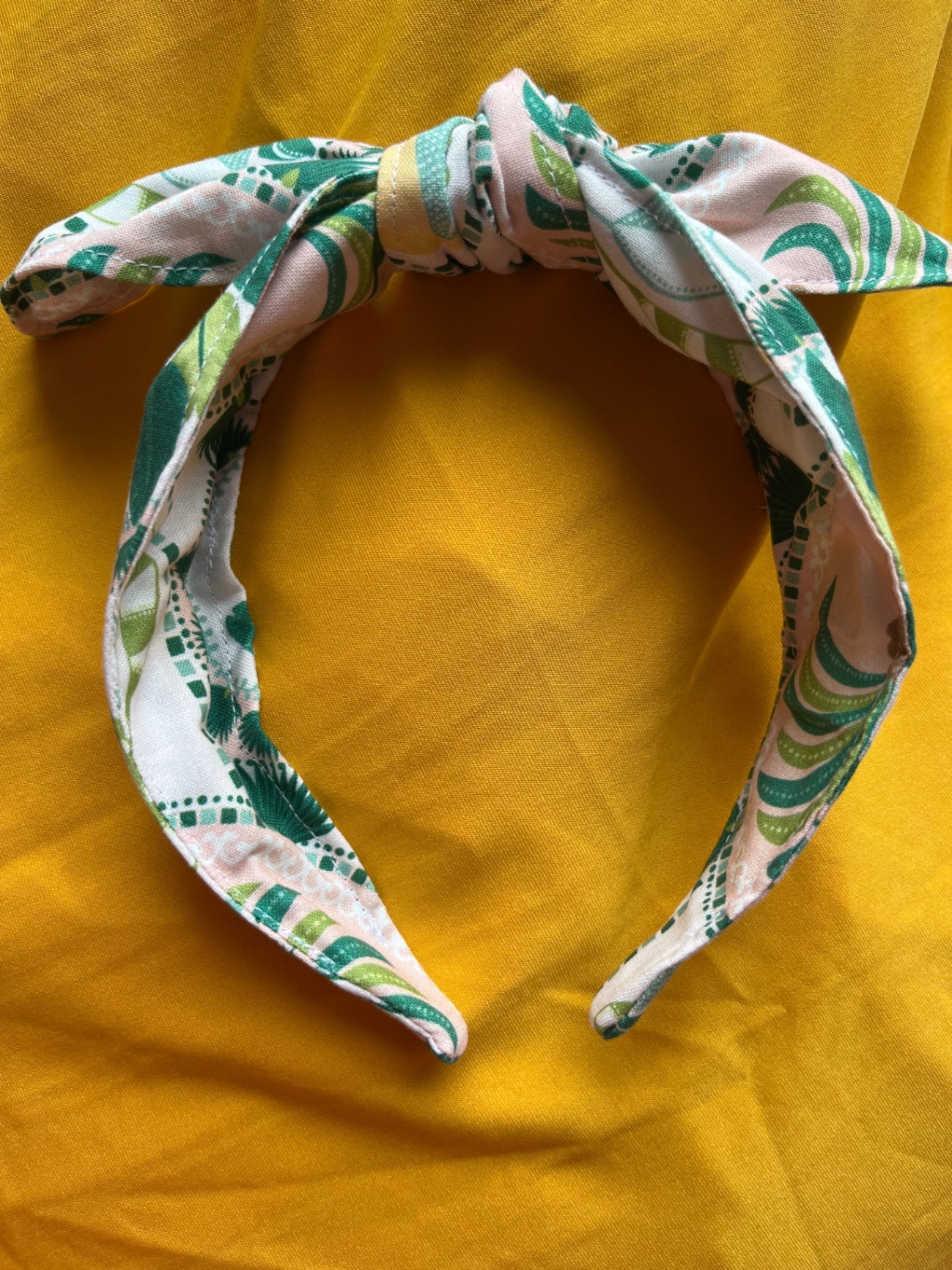Bow Headband - Mediterranean Palm