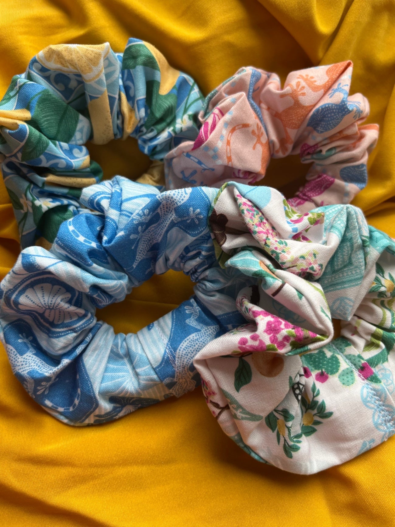 Scrunchie Set - Mediterranean Medley