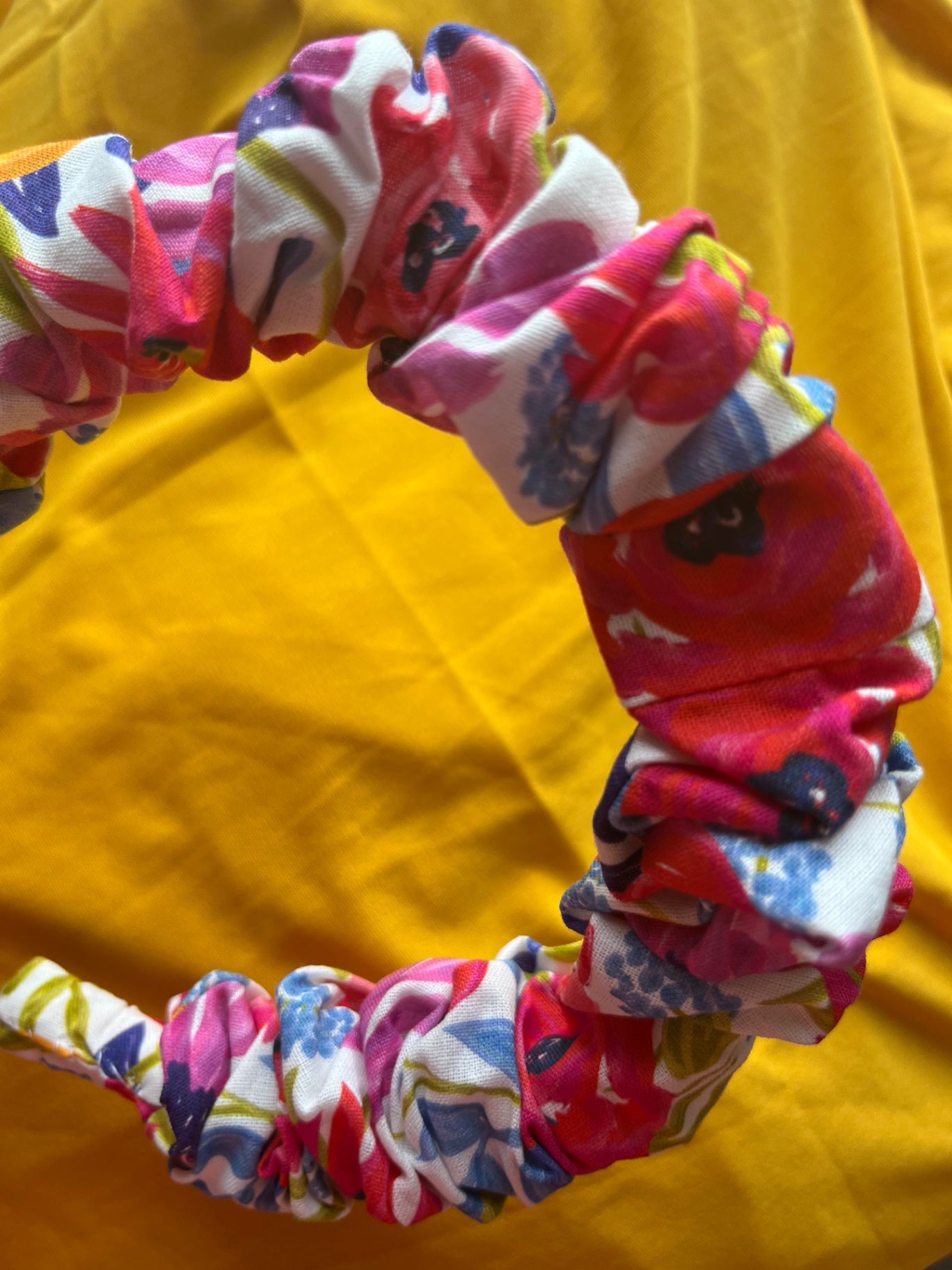 Scrunchie Headband - Flowers & Petals