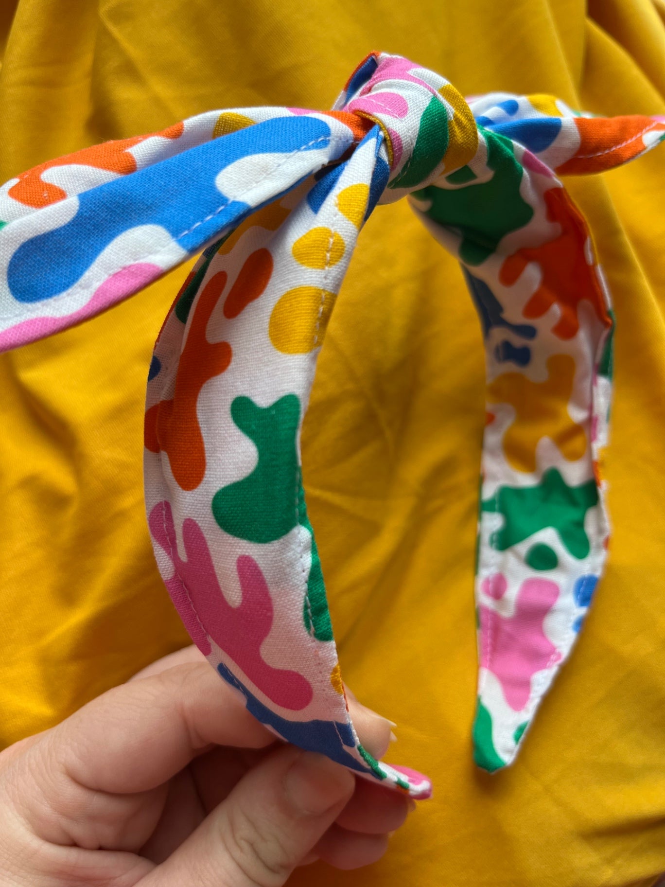 Bow Headband - Abstract Doodles