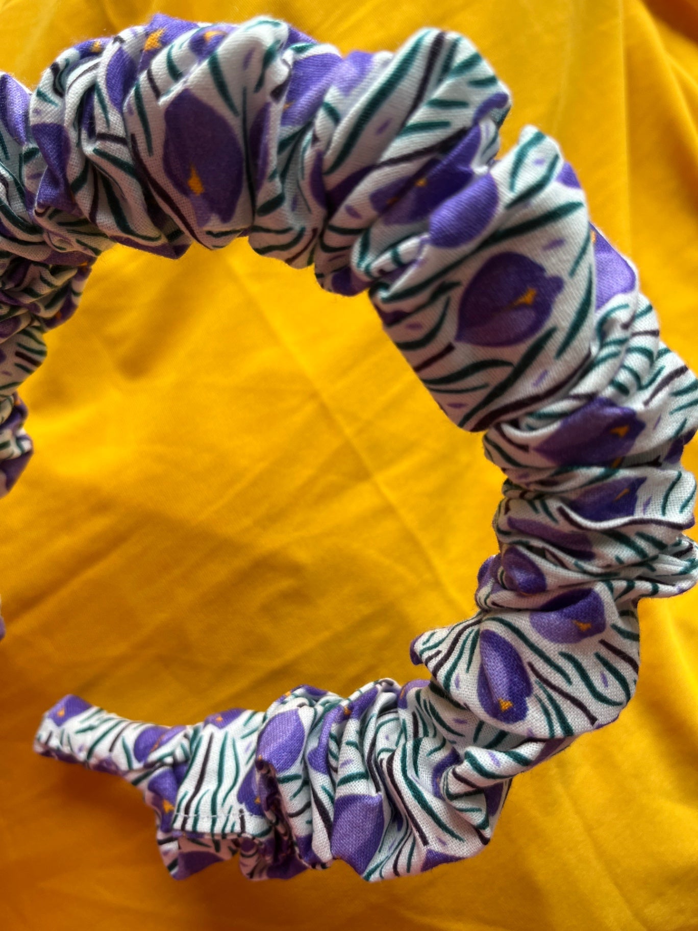 Scrunchie Headband - Garden Blooms