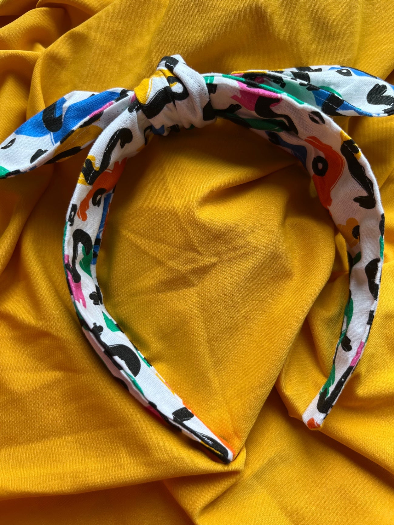 Bow Headband - Abstract Doodles