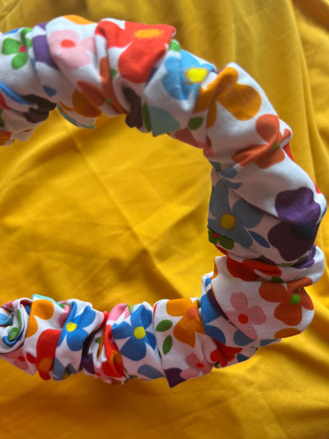 Scrunchie Headband - Flowers & Petals