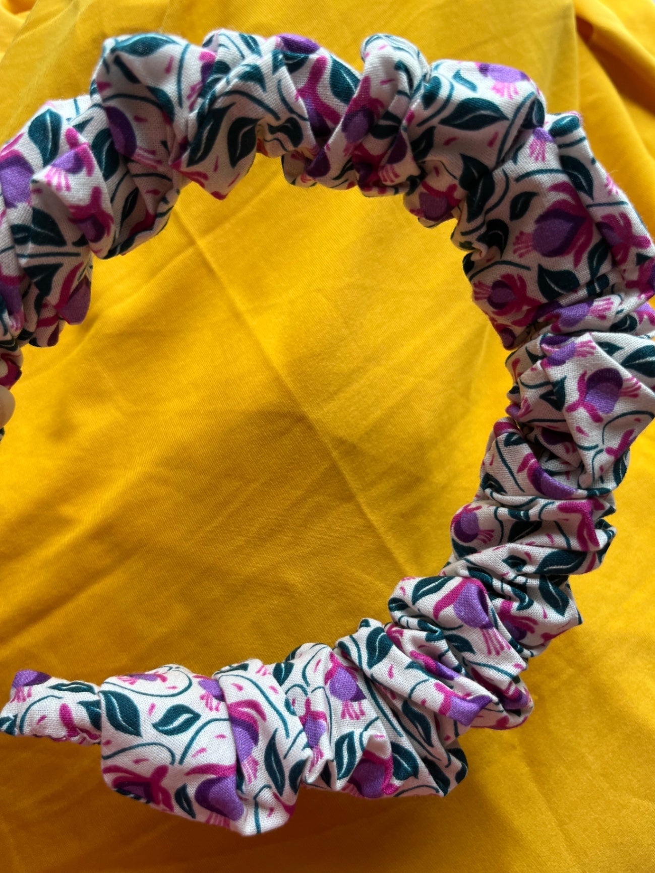 Scrunchie Headband - Garden Blooms